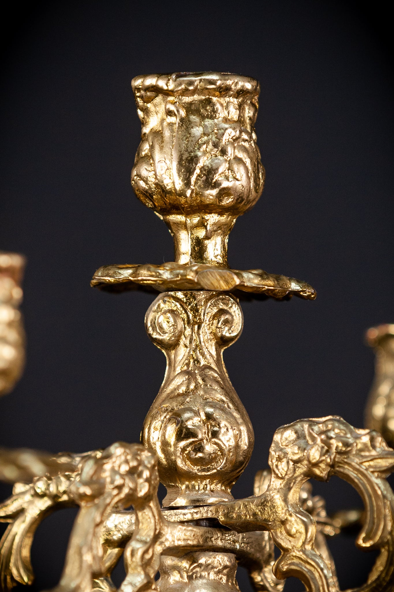 Bronze Candelabras | Vintage 16.5" / 42 cm