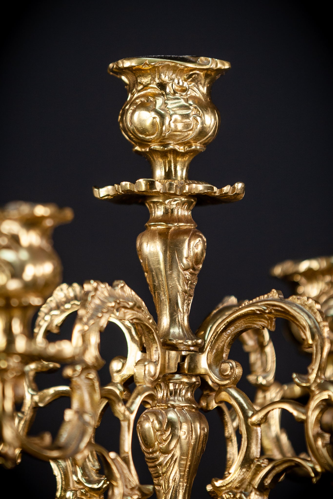 Bronze Candelabras | Vintage 17.3" / 44 cm