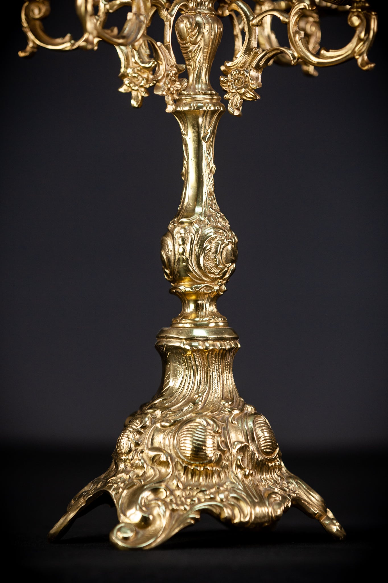 Bronze Candelabras | Vintage 17.3" / 44 cm