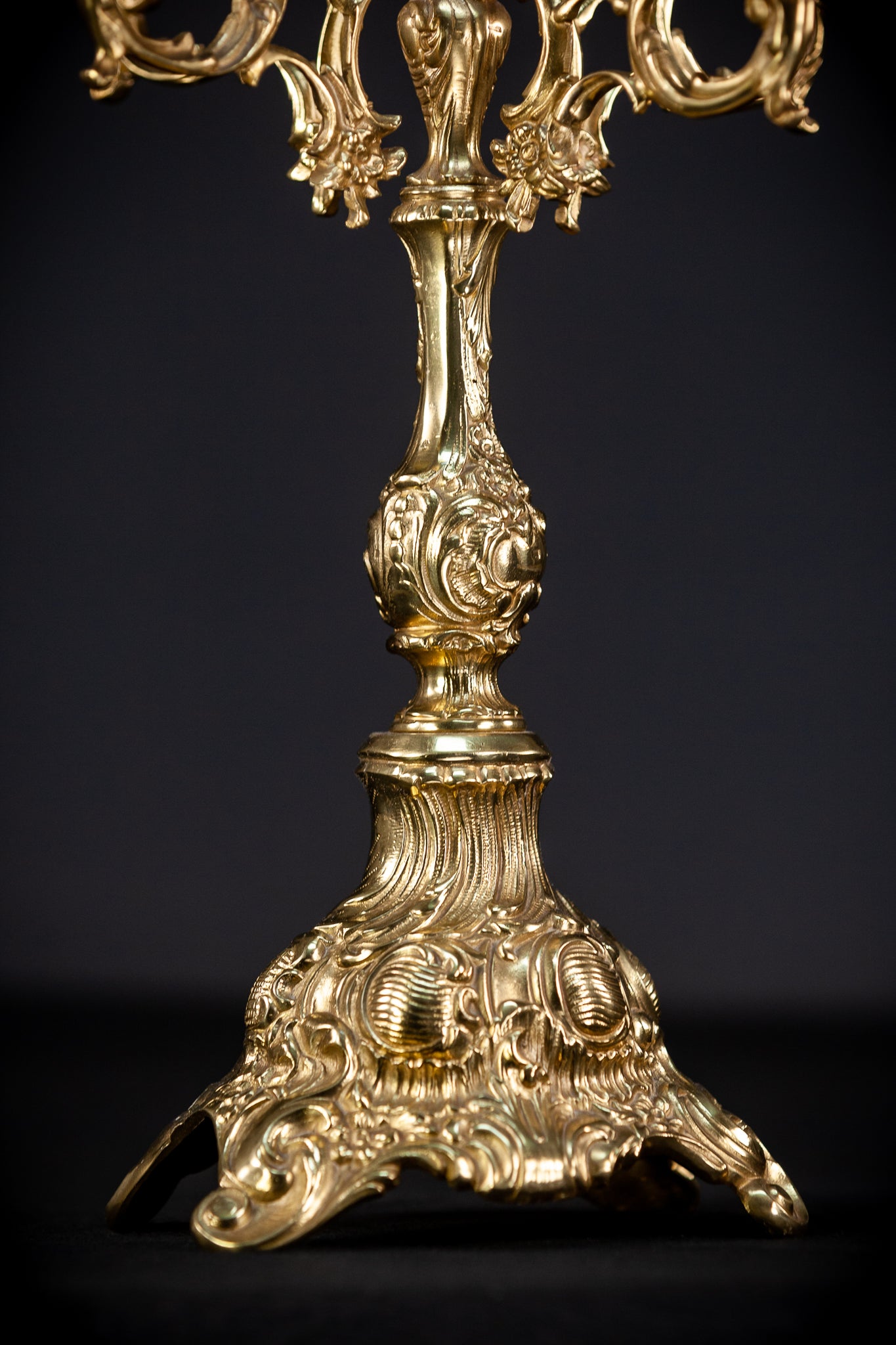Bronze Candelabras | Vintage 17.3" / 44 cm