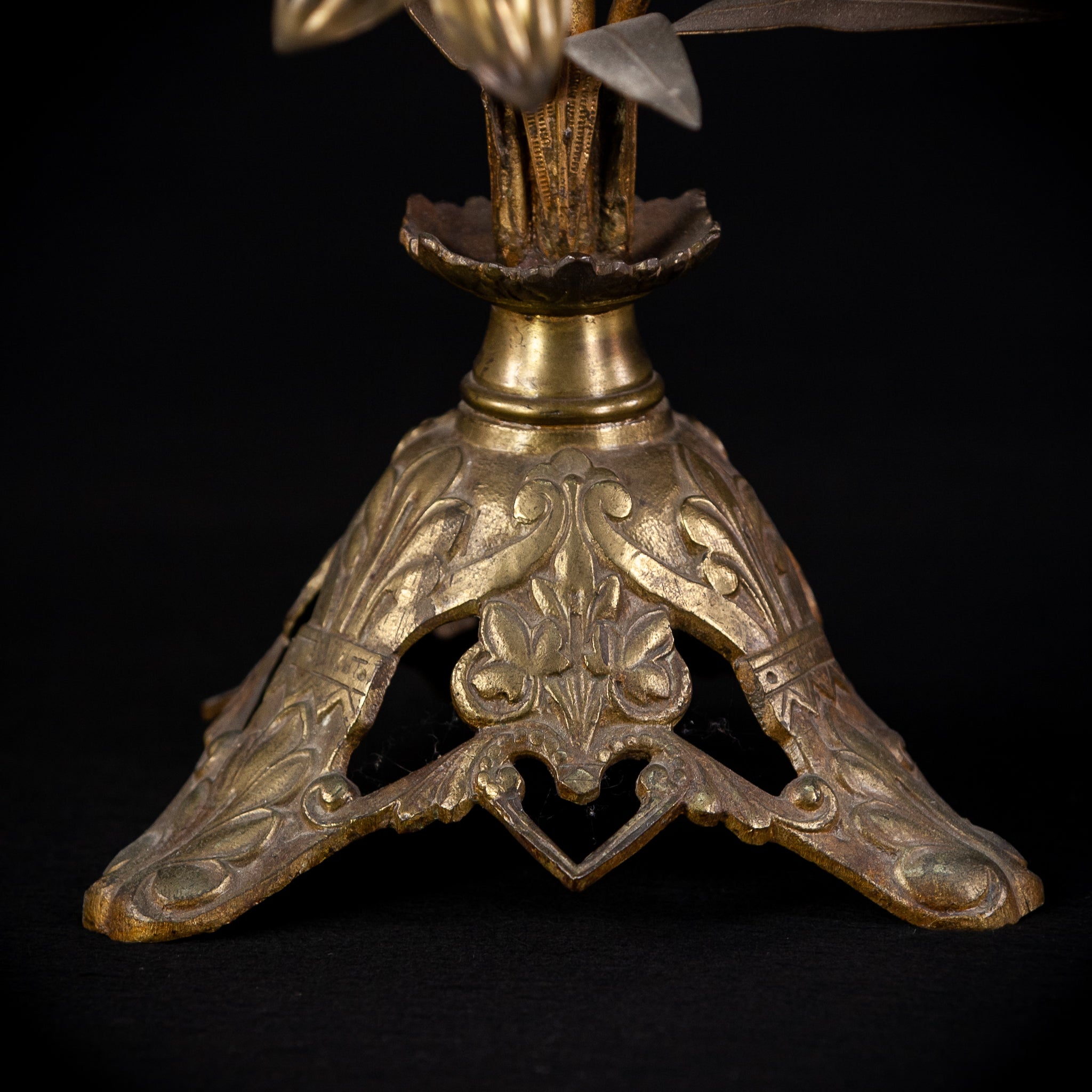 Candelabra Bronze Brass 5 Lights 22.8”