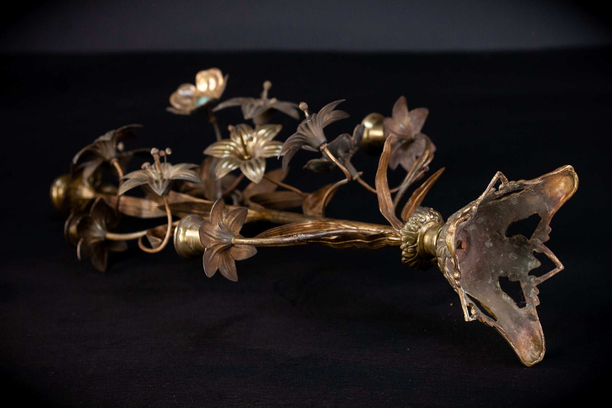 Candelabra Bronze Brass 5 Lights 22.8”