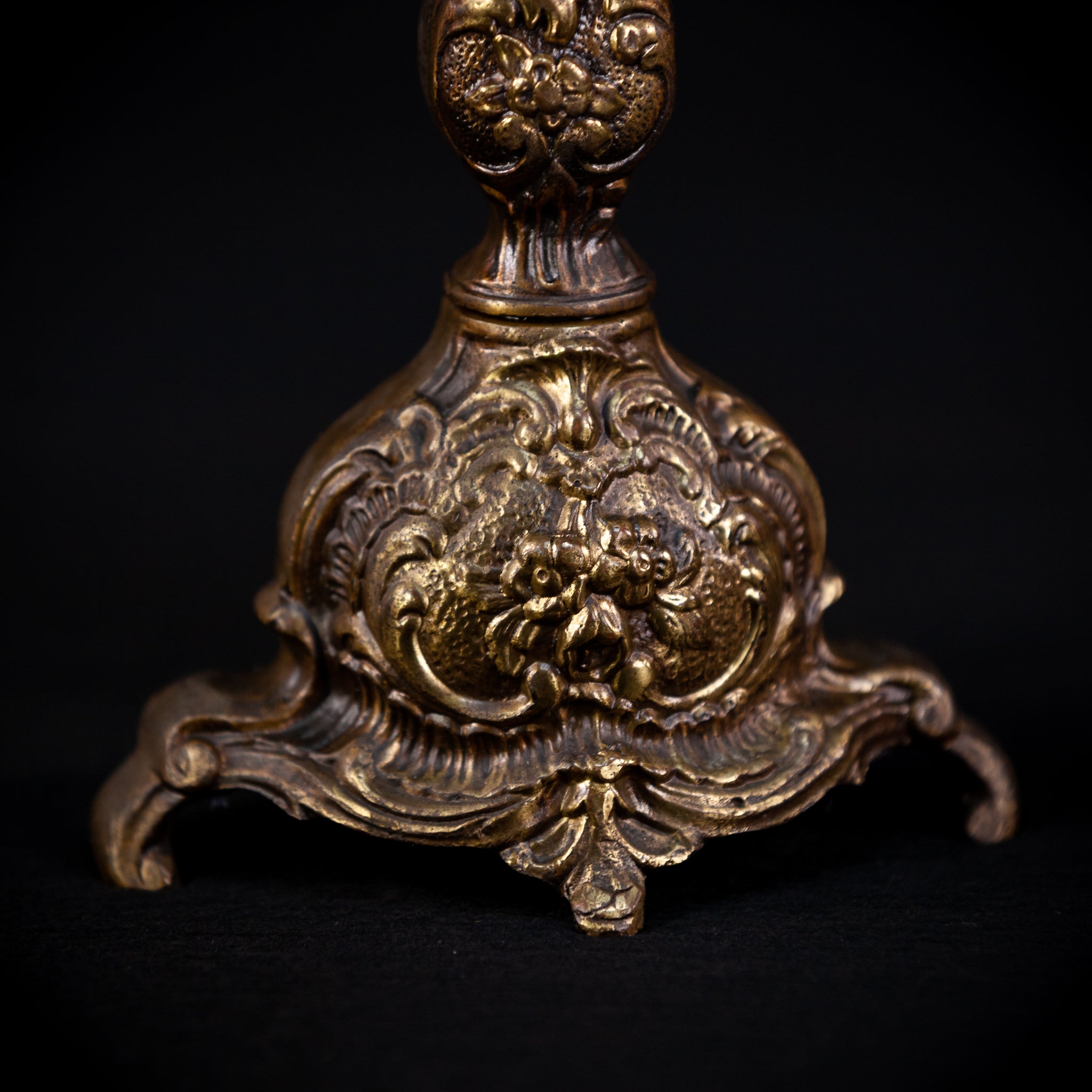 Bronze Candelabras | Vintage 13.8" / 35 cm
