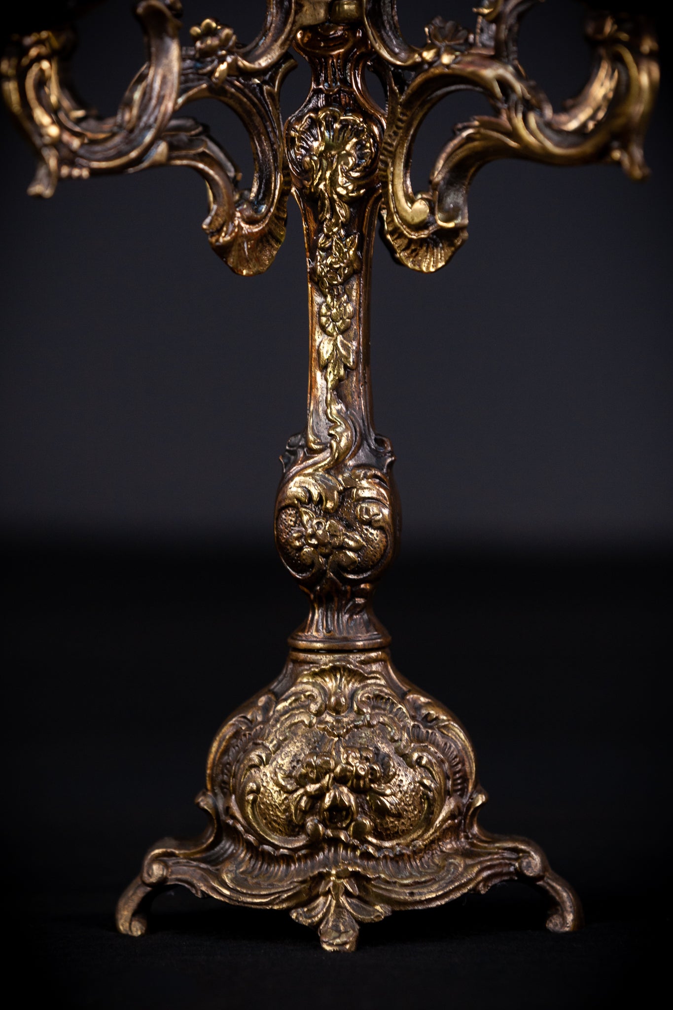 Bronze Candelabras | Vintage 13.8" / 35 cm