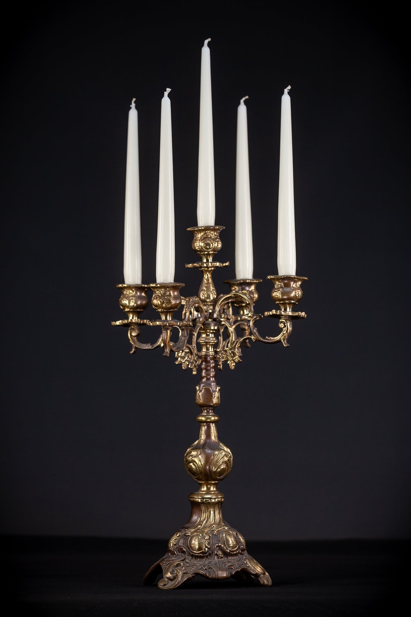 Bronze Candelabra | Vintage 18.5" / 47 cm