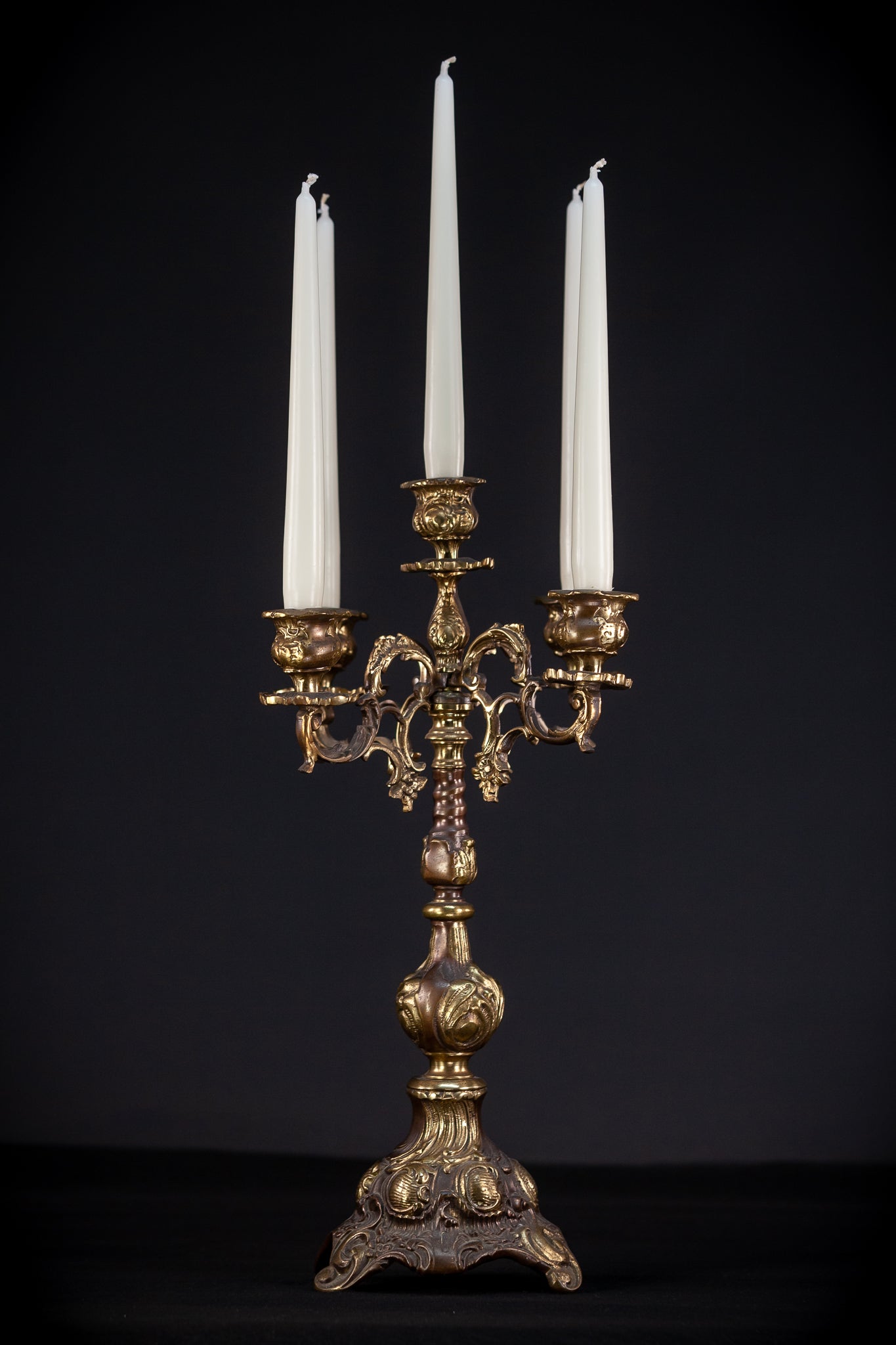 Bronze Candelabra | Vintage 18.5" / 47 cm