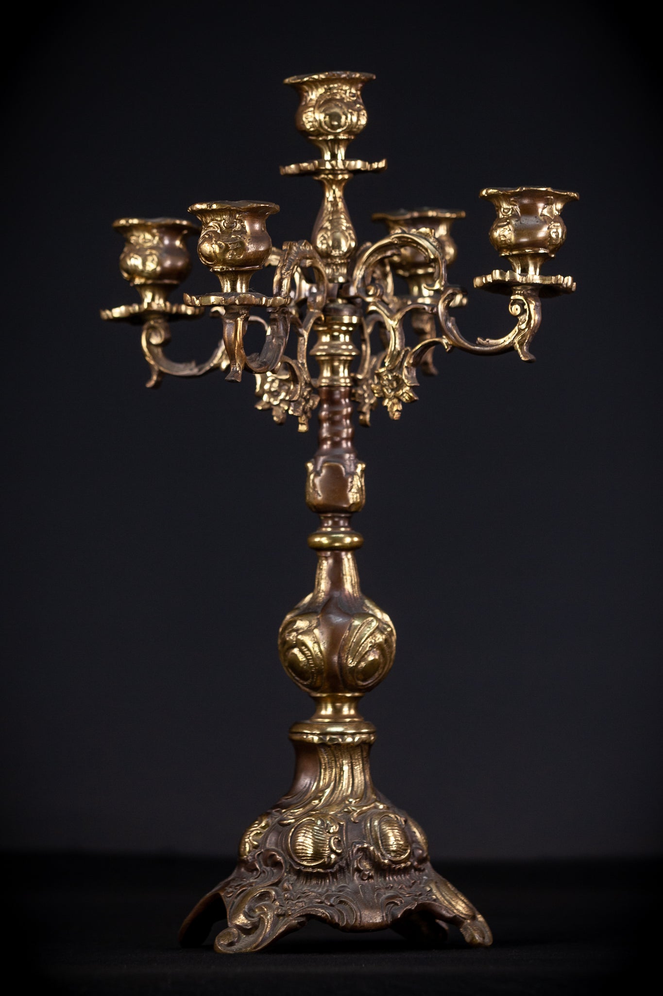 Bronze Candelabra | Vintage 18.5" / 47 cm
