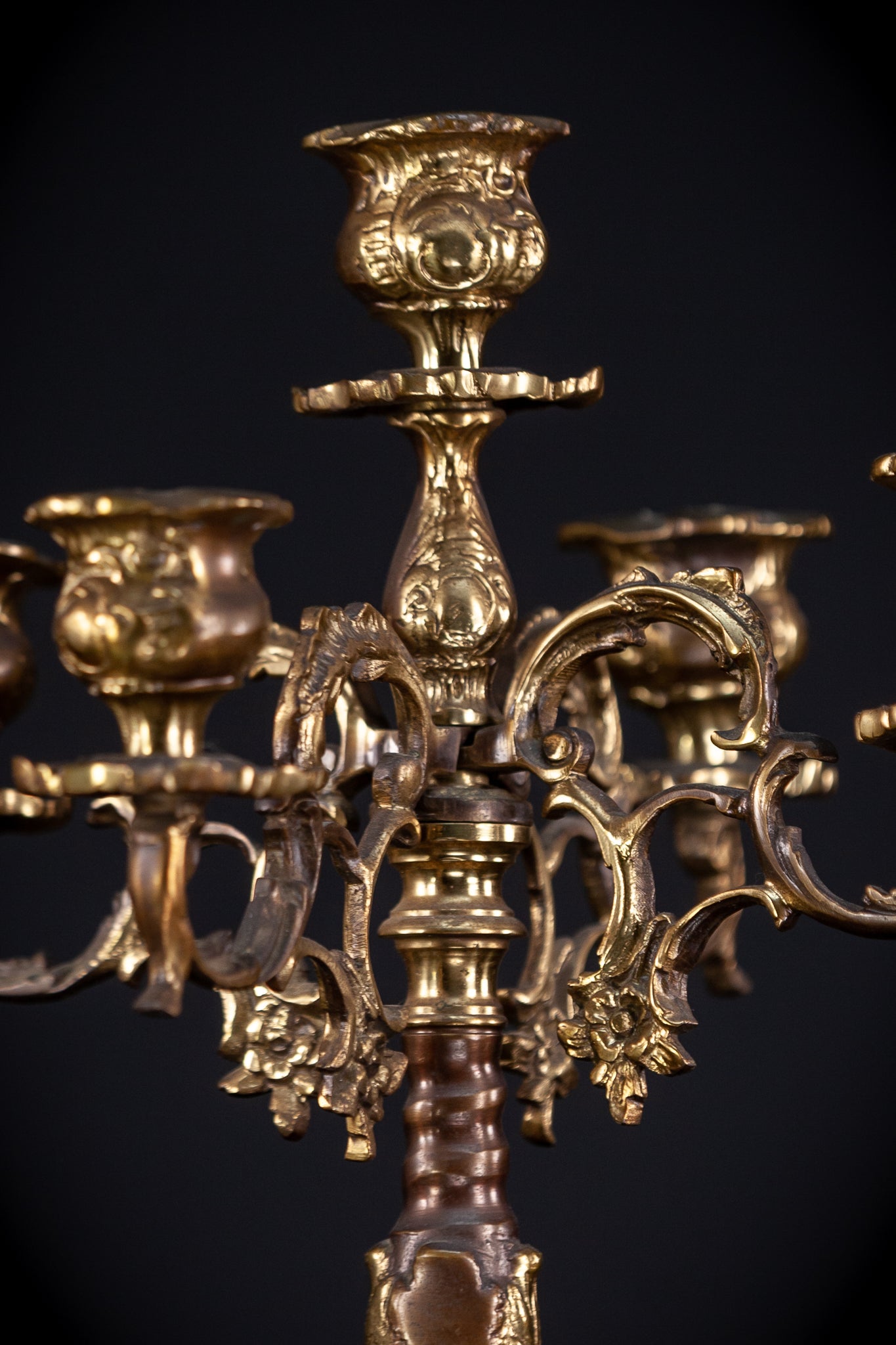Bronze Candelabra | Vintage 18.5" / 47 cm