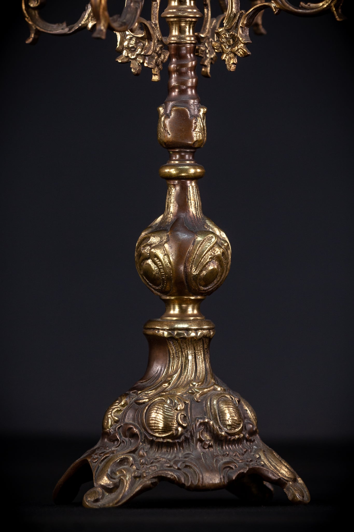 Bronze Candelabra | Vintage 18.5" / 47 cm