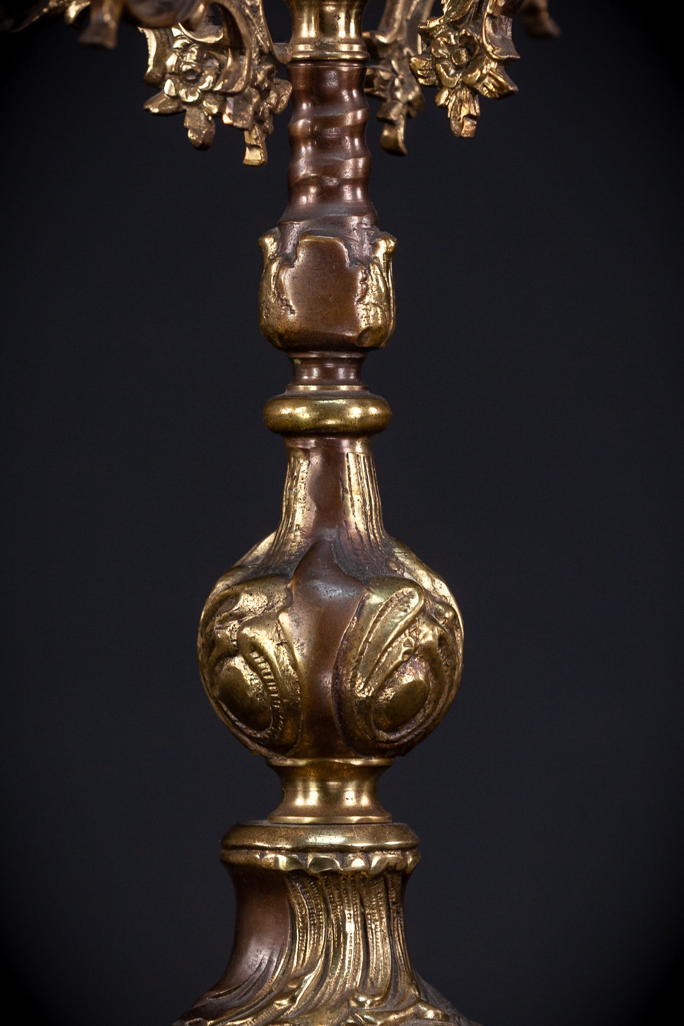 Bronze Candelabra | Vintage 18.5" / 47 cm