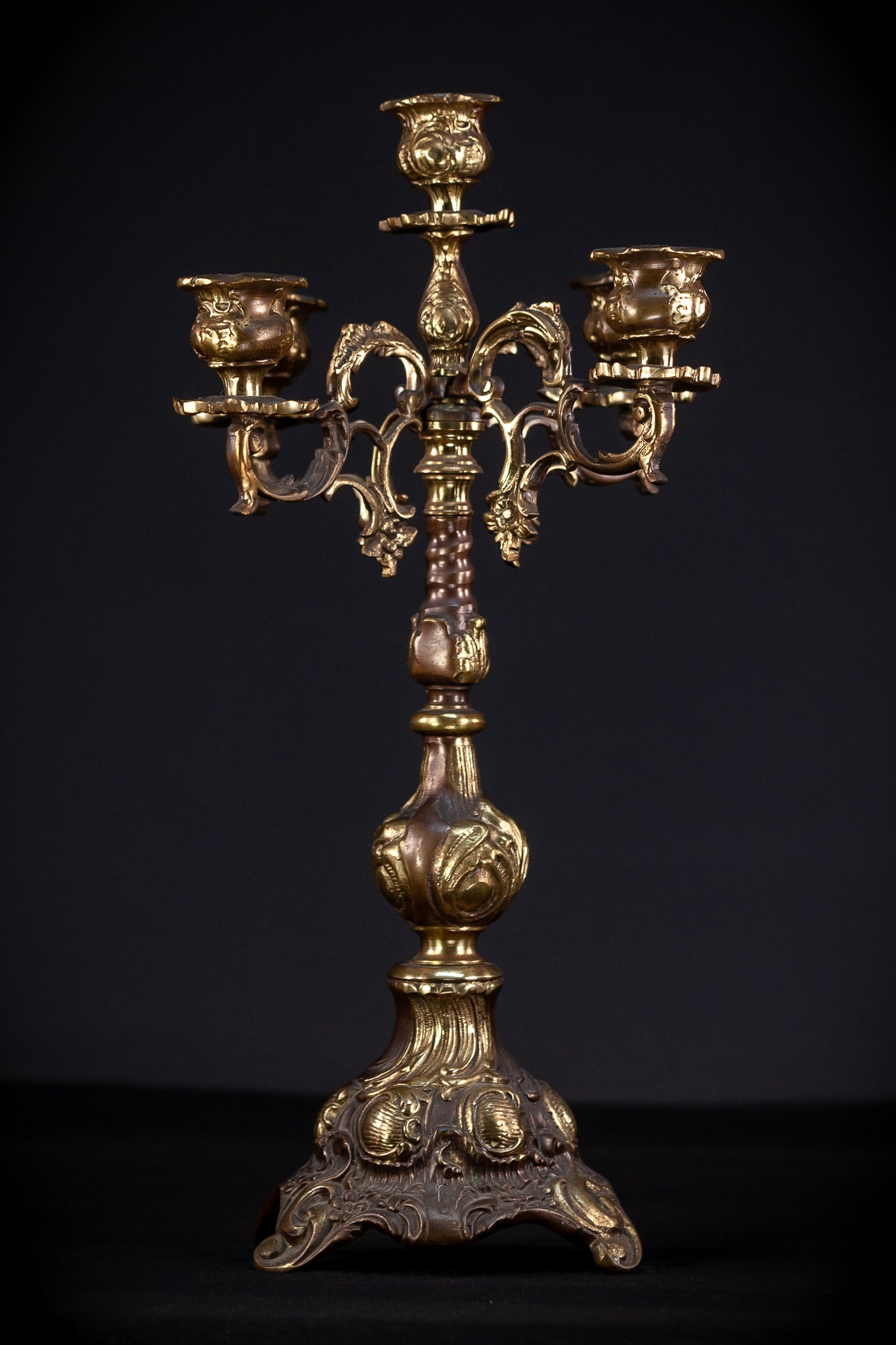 Bronze Candelabra | Vintage 18.5" / 47 cm