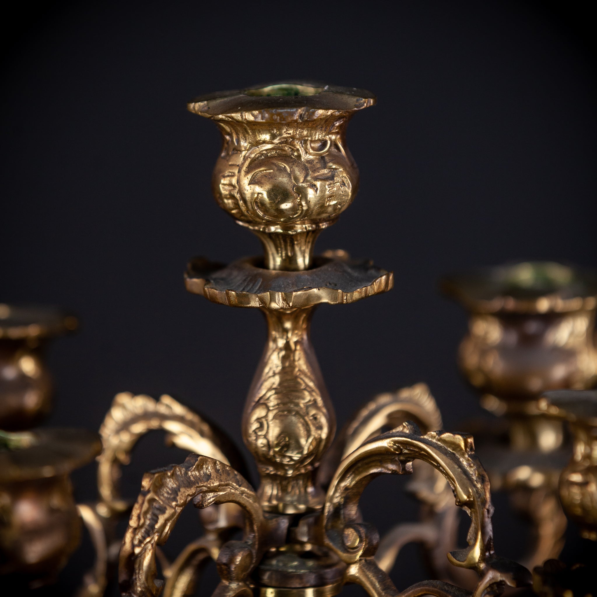 Bronze Candelabra | Vintage 18.5" / 47 cm