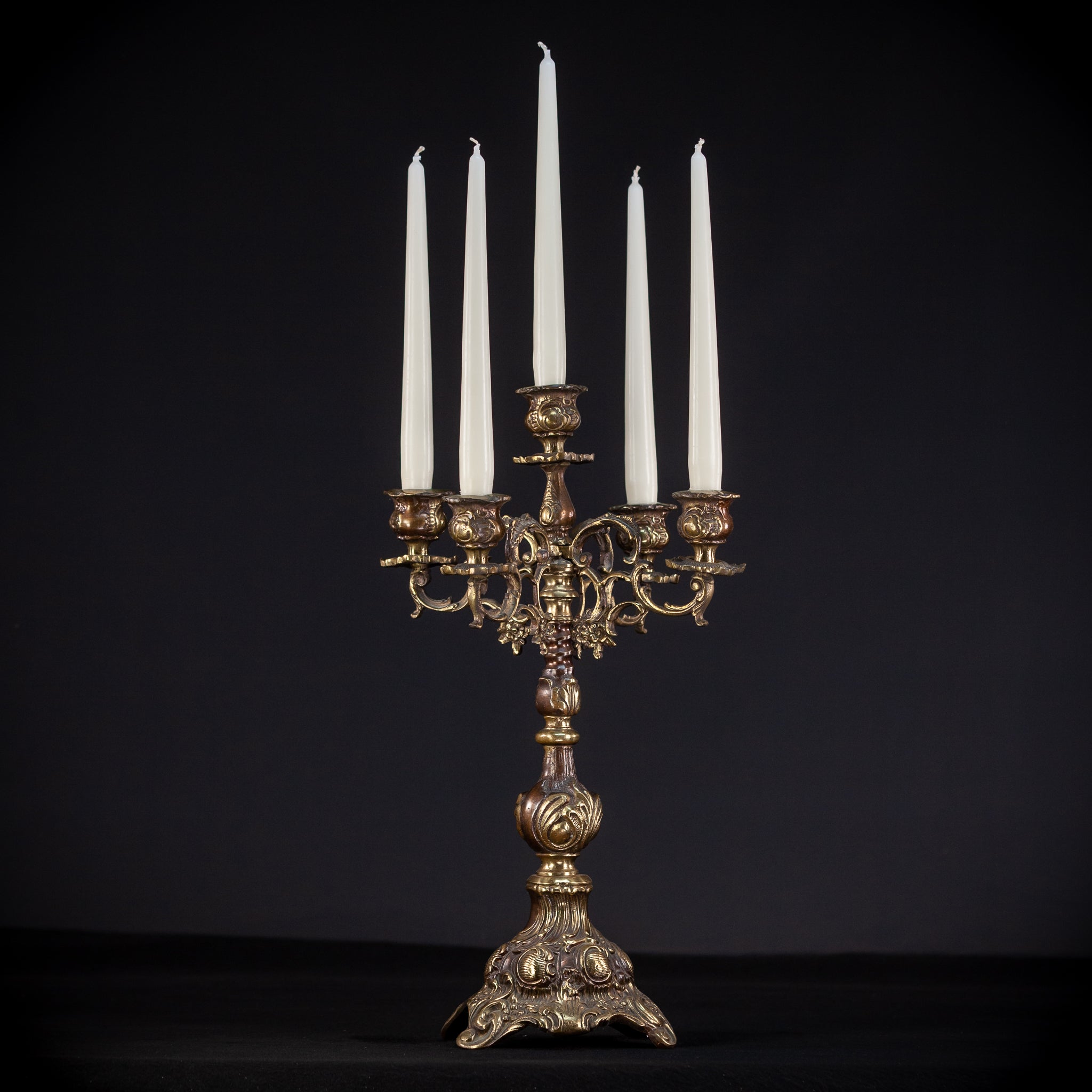 Bronze Candelabra | Vintage 18.5" / 47 cm