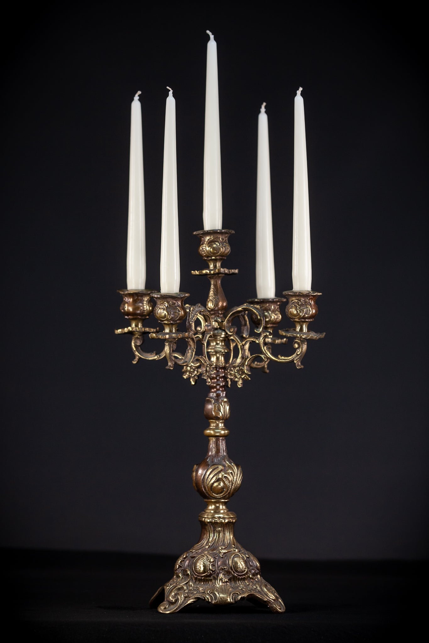 Bronze Candelabra | Vintage 18.5" / 47 cm