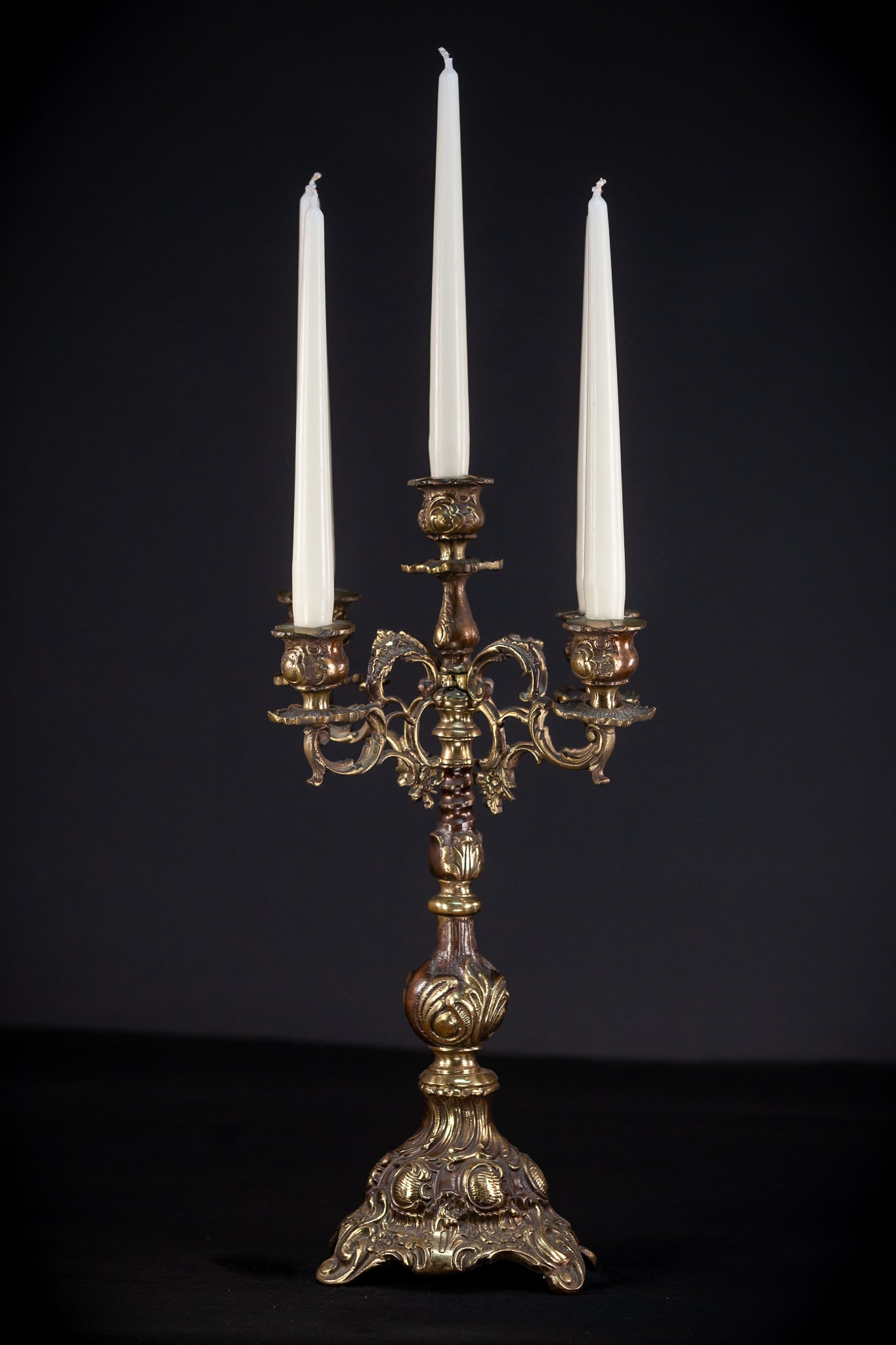 Bronze Candelabra | Vintage 18.5" / 47 cm