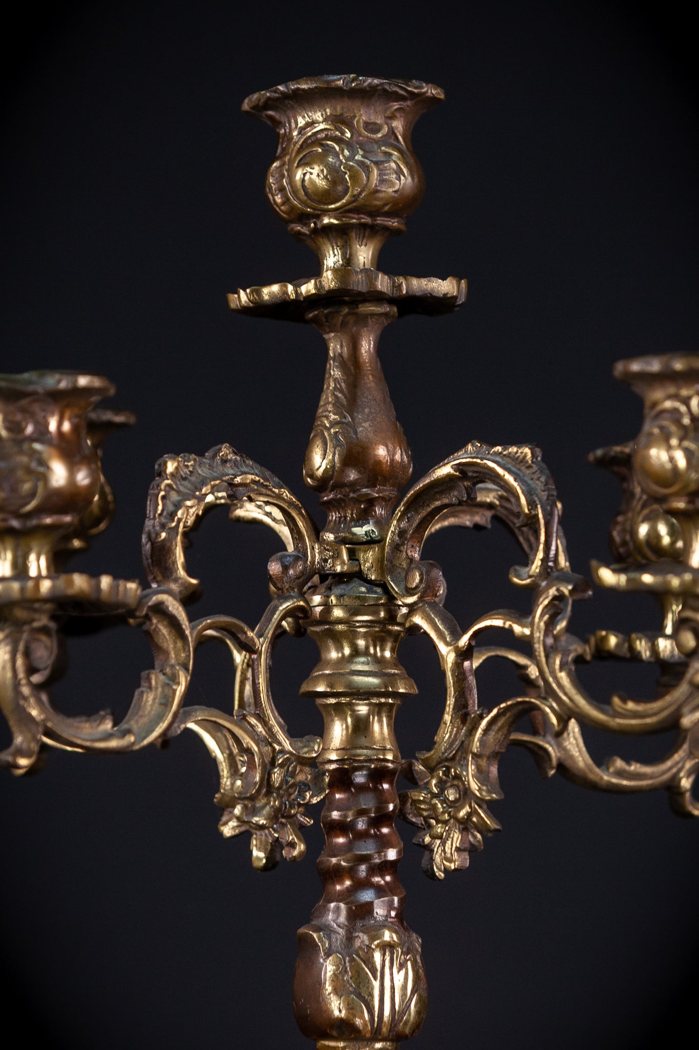 Bronze Candelabra | Vintage 18.5" / 47 cm
