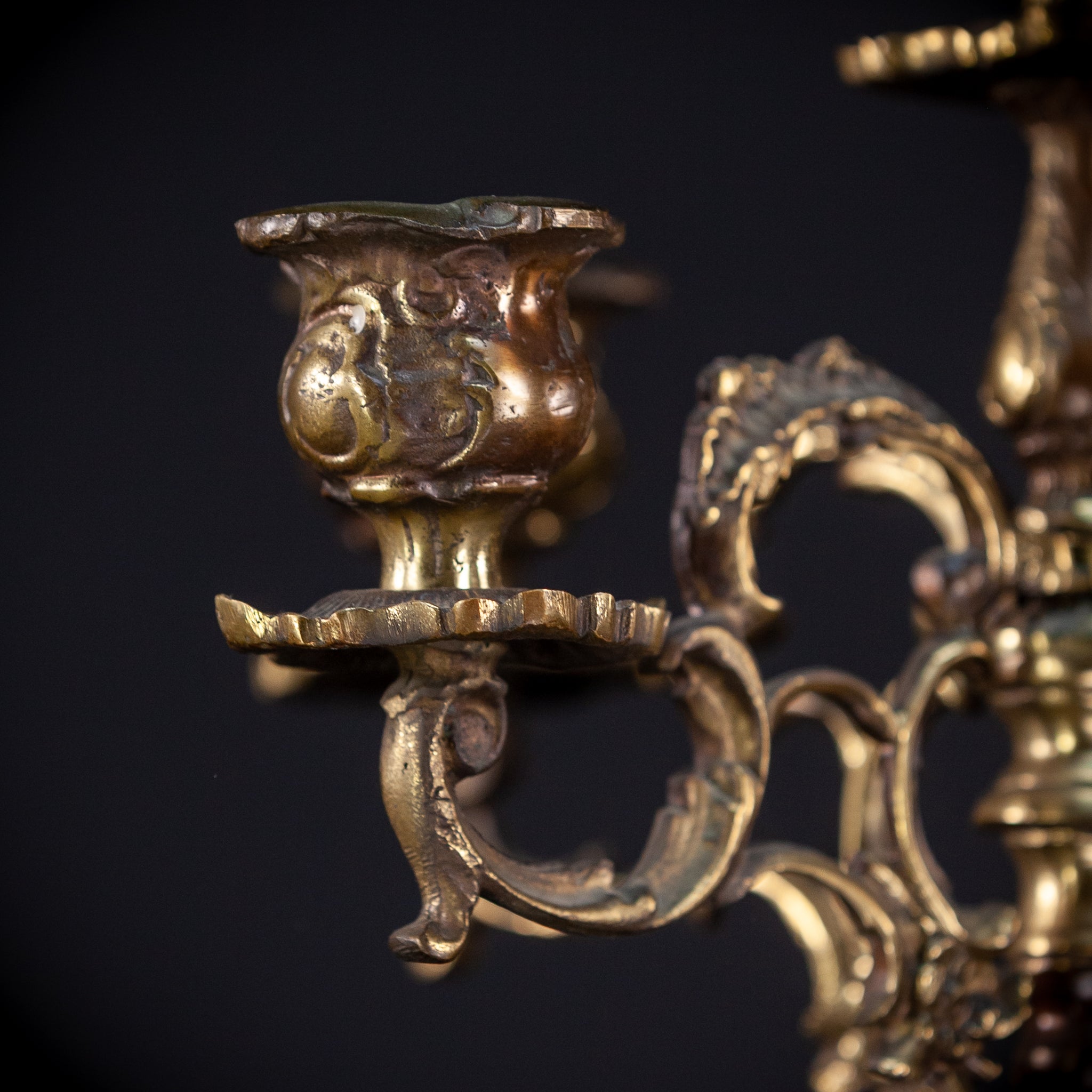 Bronze Candelabra | Vintage 18.5" / 47 cm