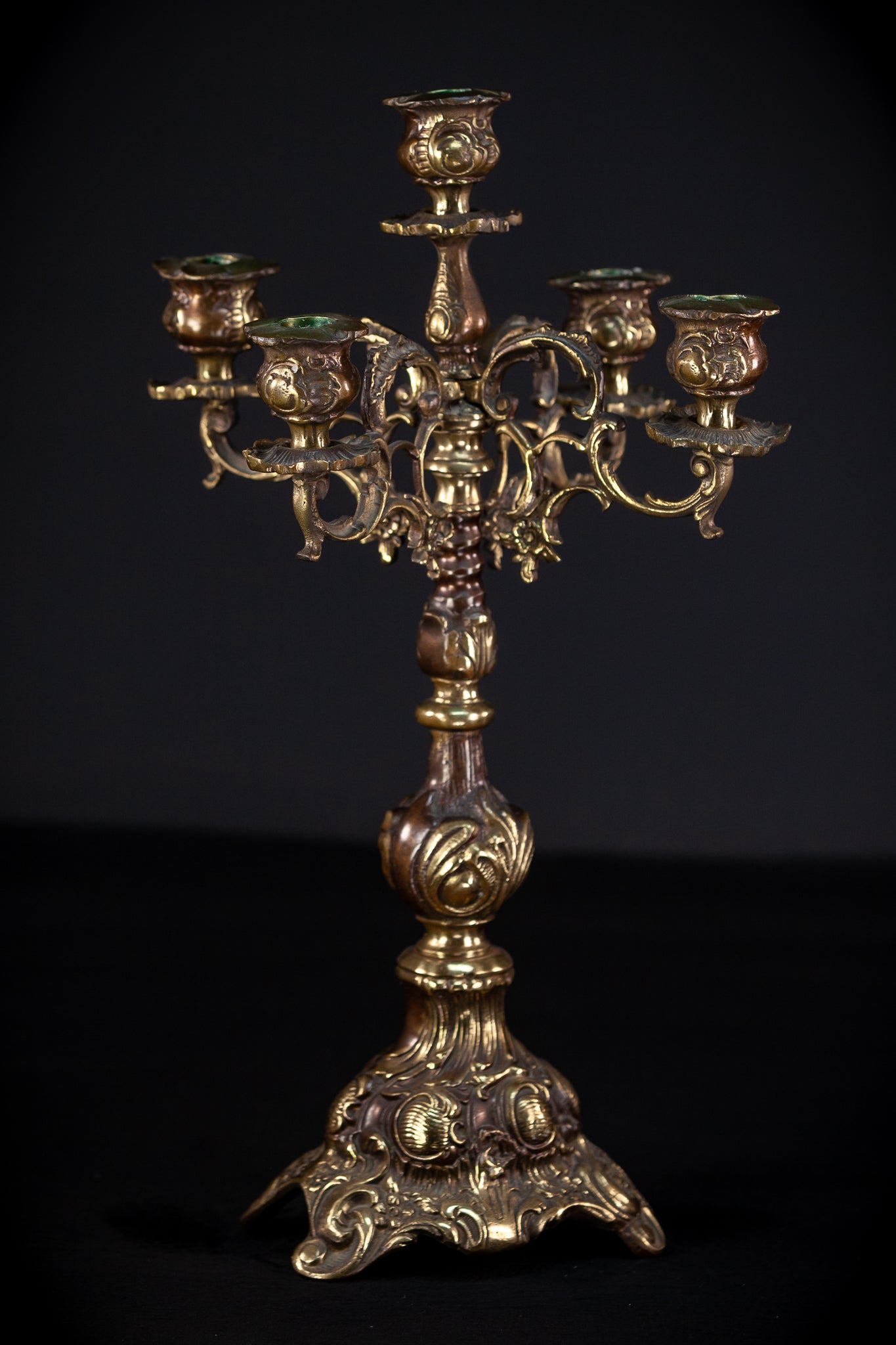 Bronze Candelabra | Vintage 18.5" / 47 cm