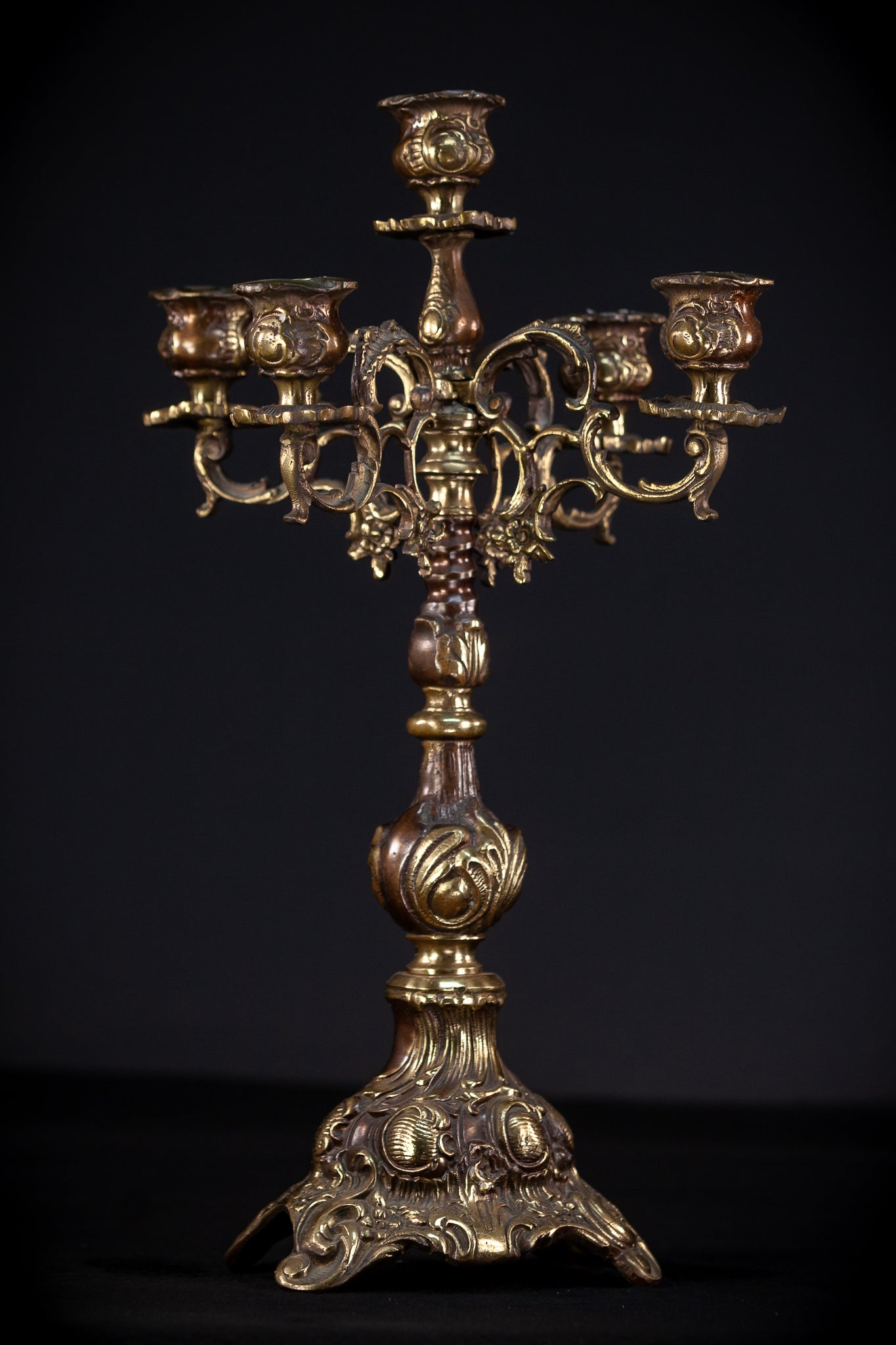 Bronze Candelabra | Vintage 18.5" / 47 cm