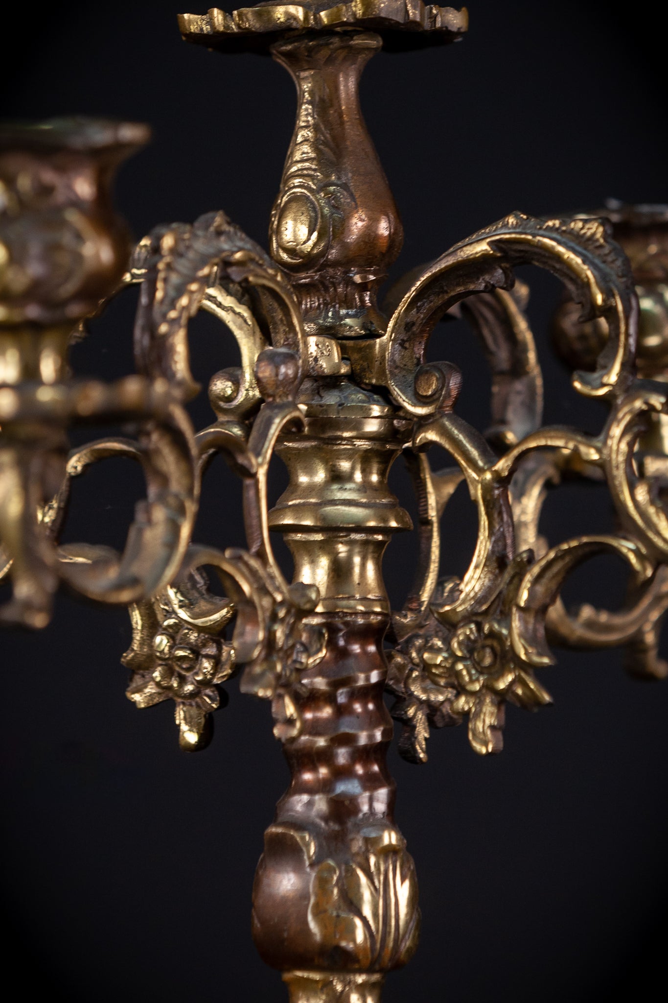 Bronze Candelabra | Vintage 18.5" / 47 cm