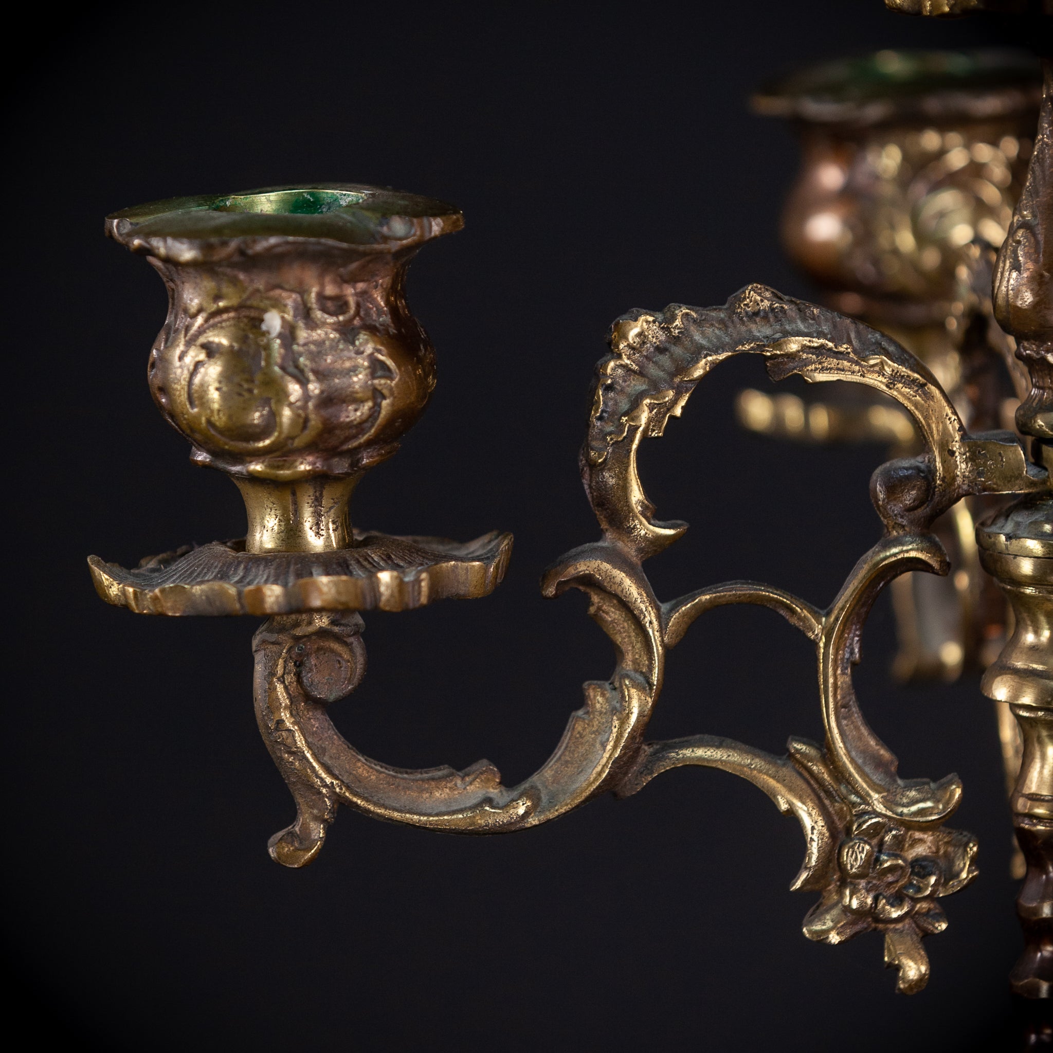 Bronze Candelabra | Vintage 18.5" / 47 cm