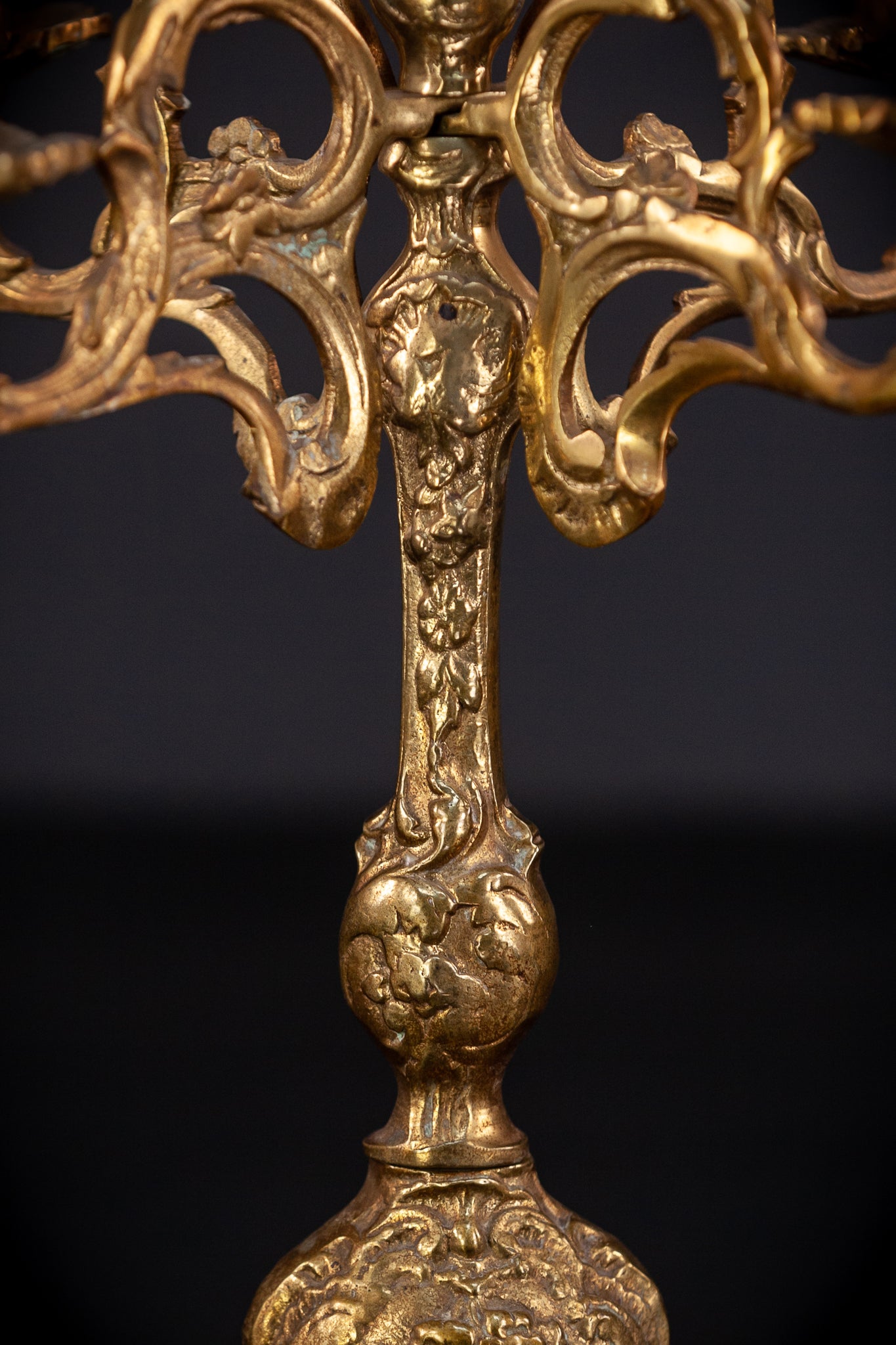 Bronze Candelabra | Vintage 13.2" / 33.5 cm