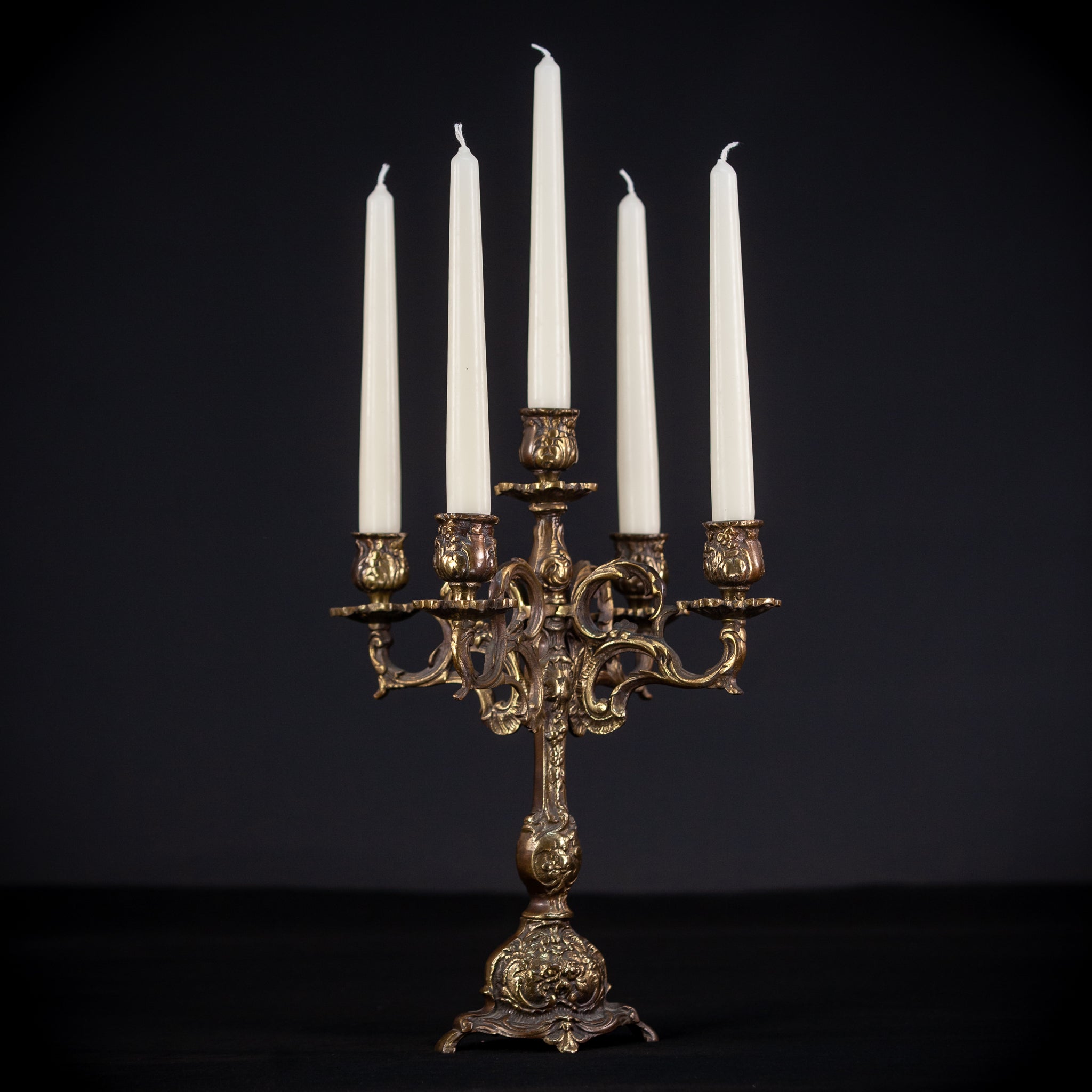 Bronze Candelabra | Vintage 13" / 33 cm
