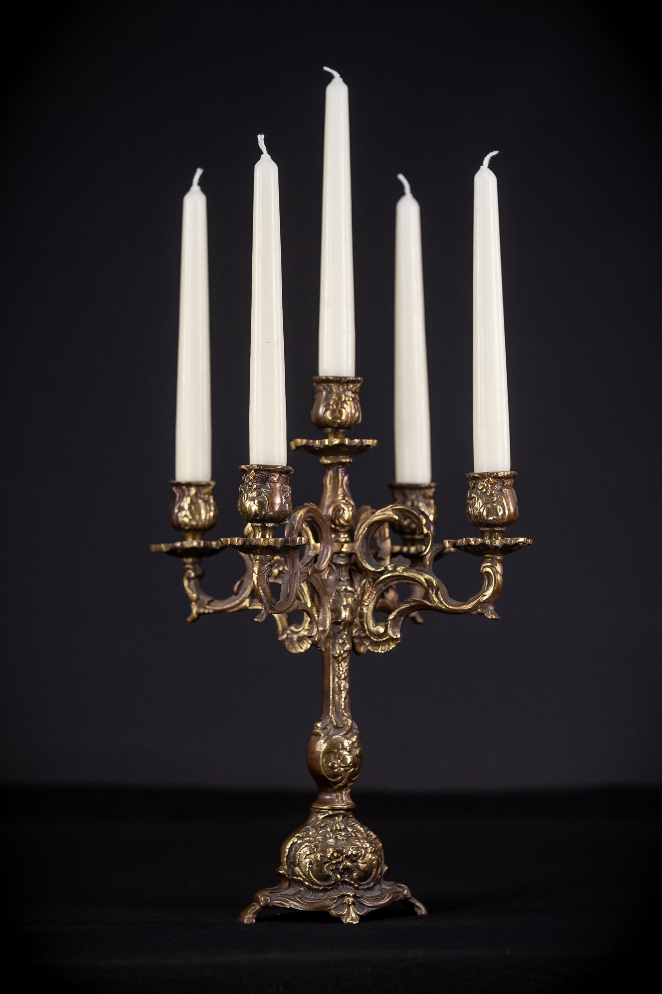 Bronze Candelabra | Vintage 13" / 33 cm