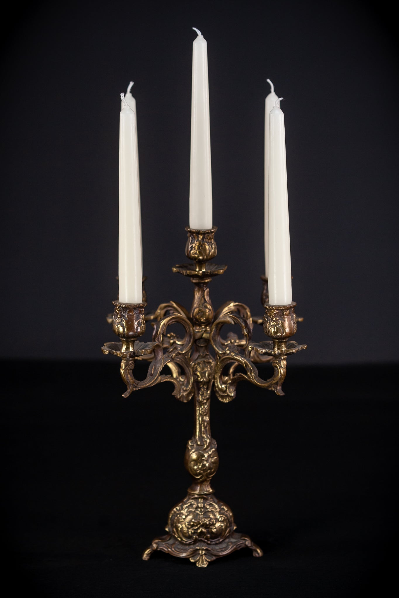 Bronze Candelabra | Vintage 13" / 33 cm