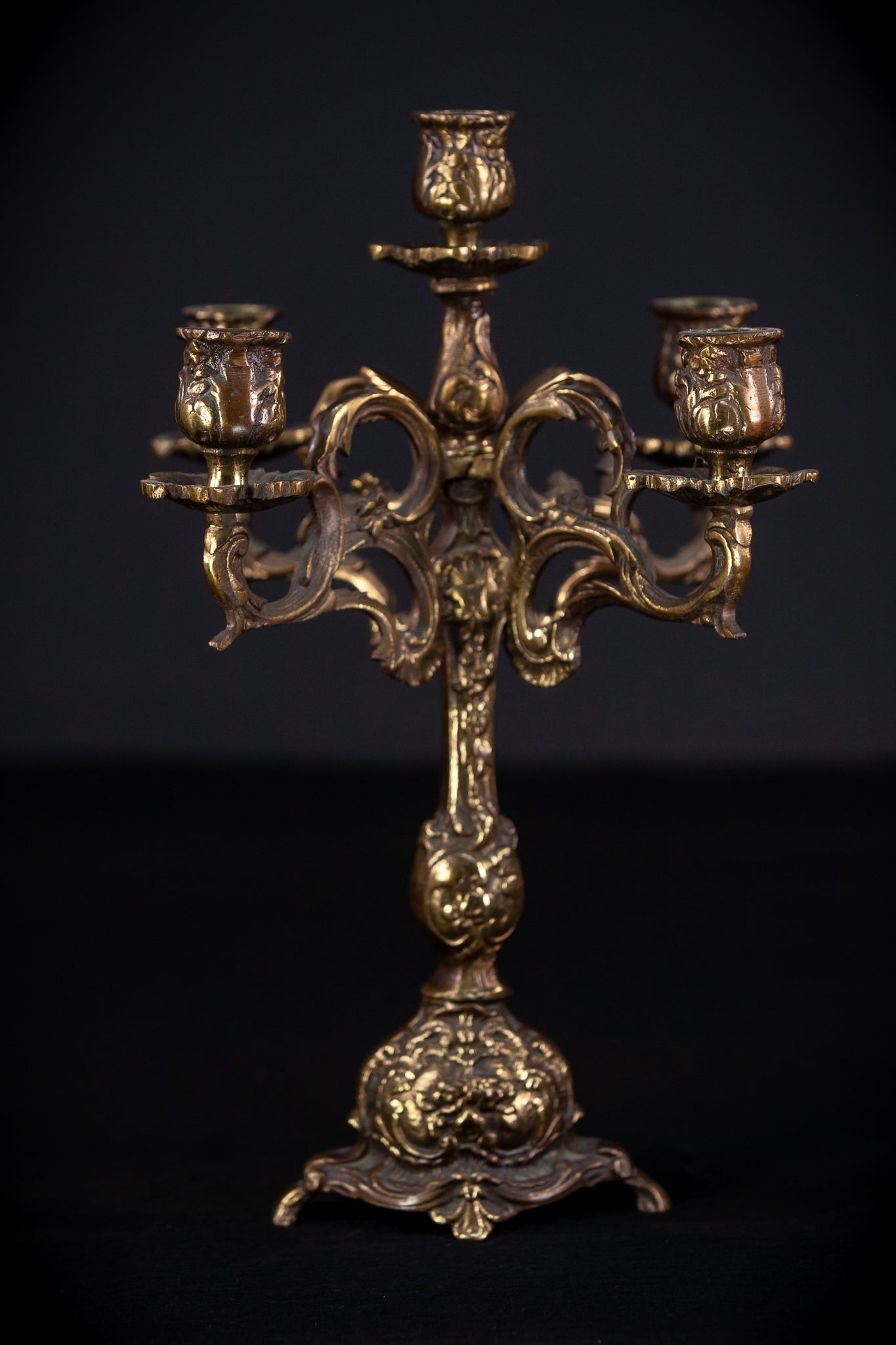 Bronze Candelabra | Vintage 13" / 33 cm