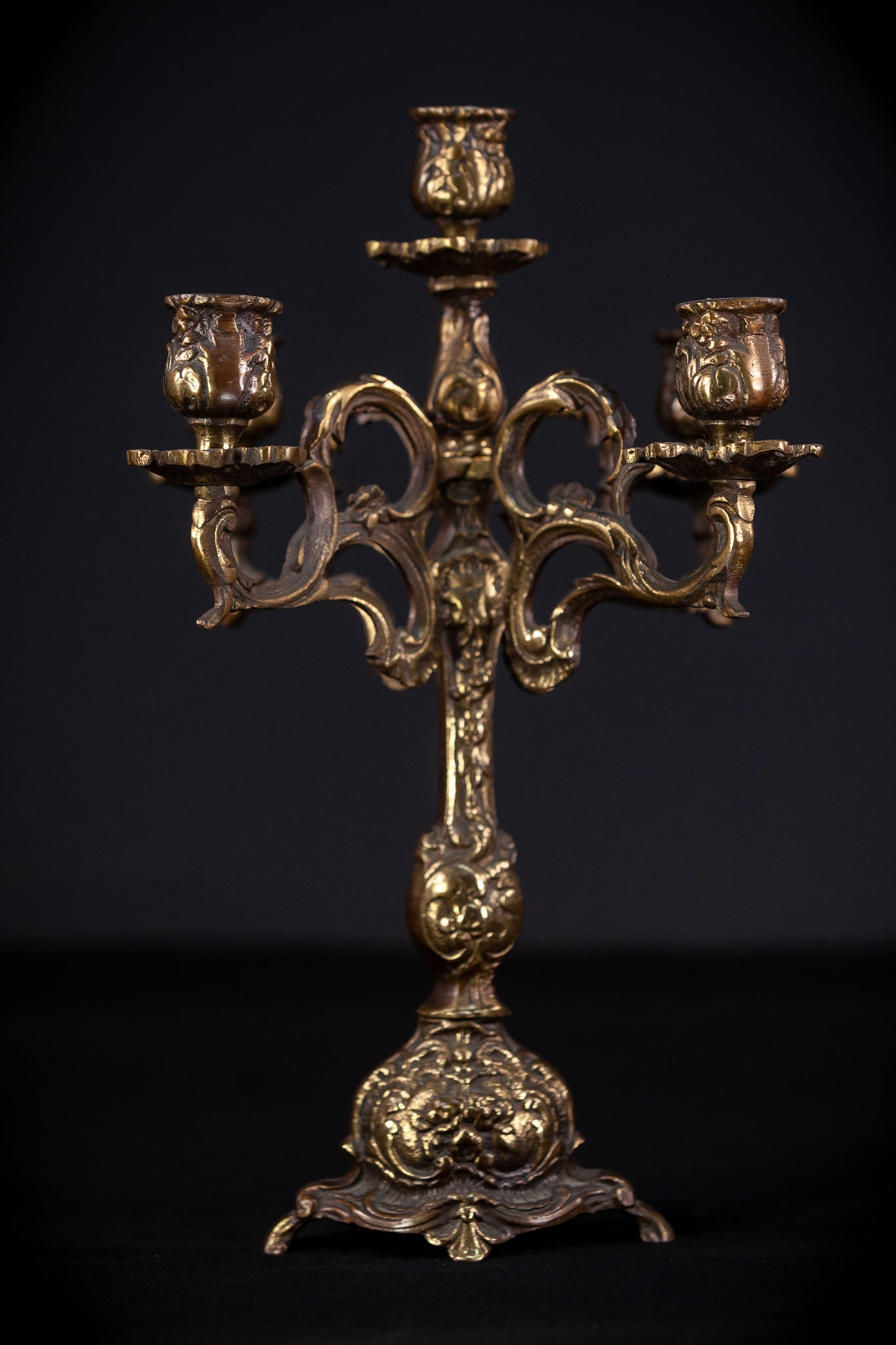 Bronze Candelabra | Vintage 13" / 33 cm