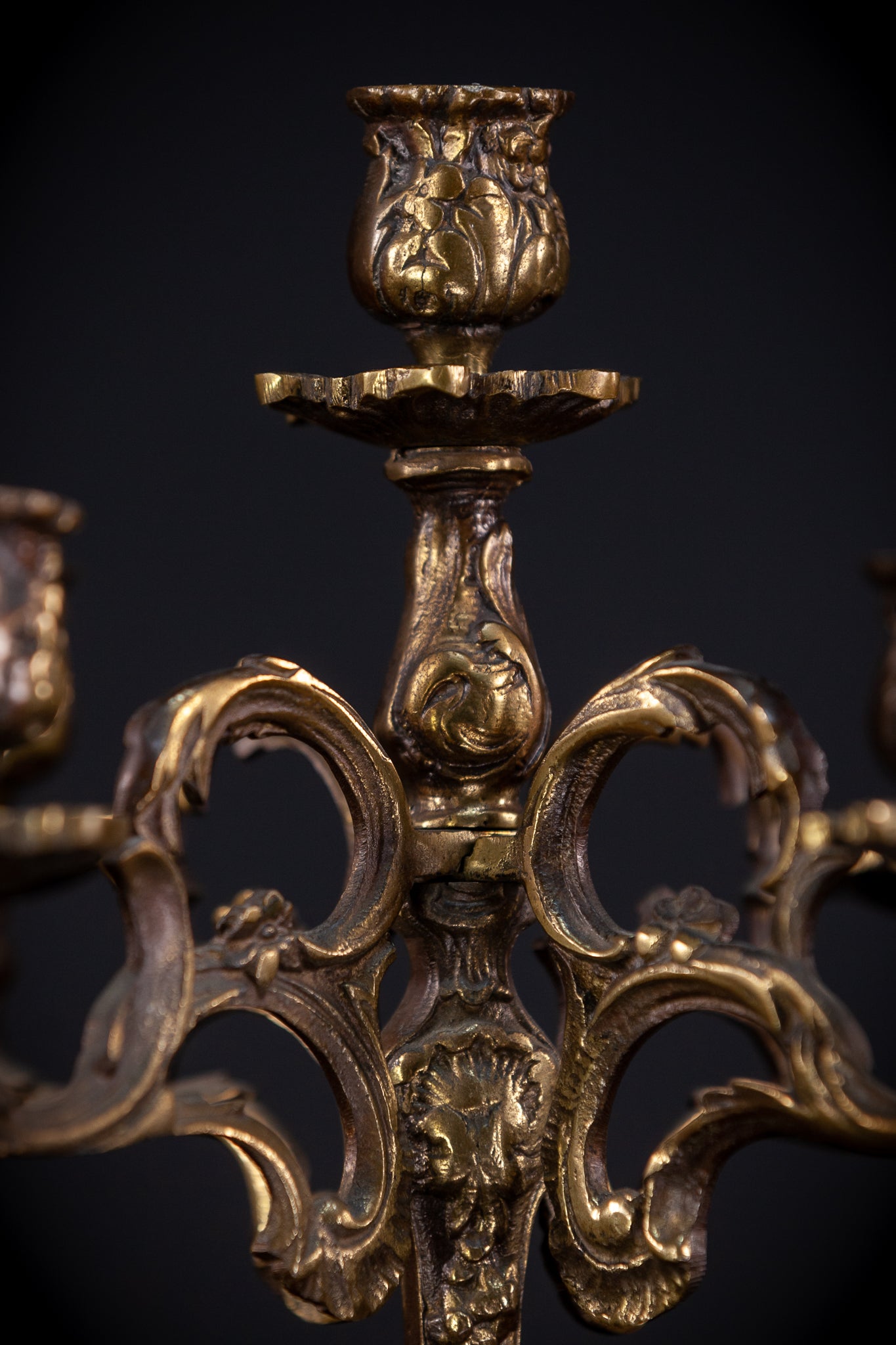 Bronze Candelabra | Vintage 13" / 33 cm