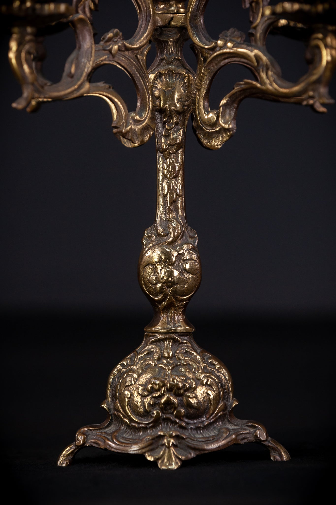 Bronze Candelabra | Vintage 13" / 33 cm