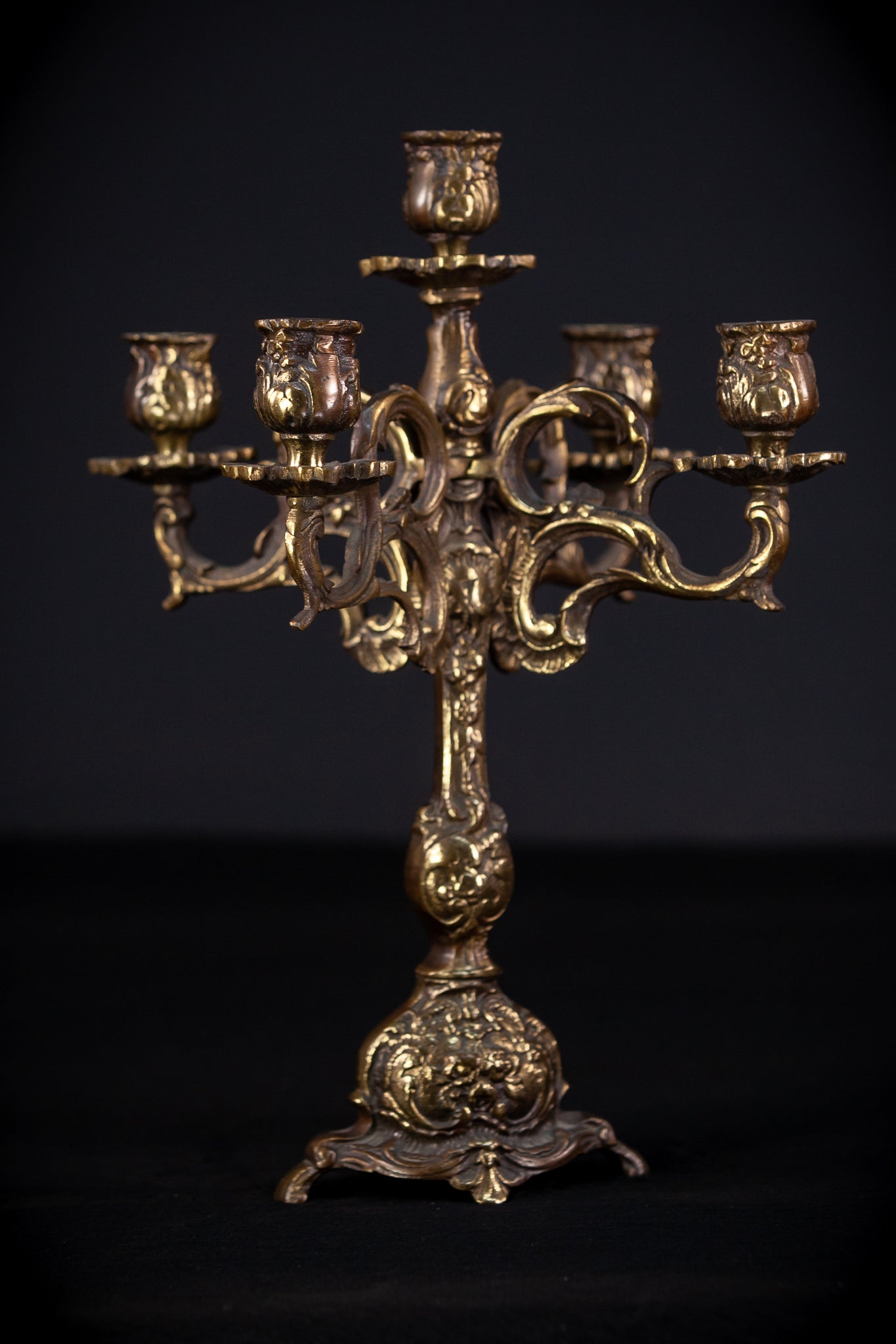 Bronze Candelabra | Vintage 13" / 33 cm