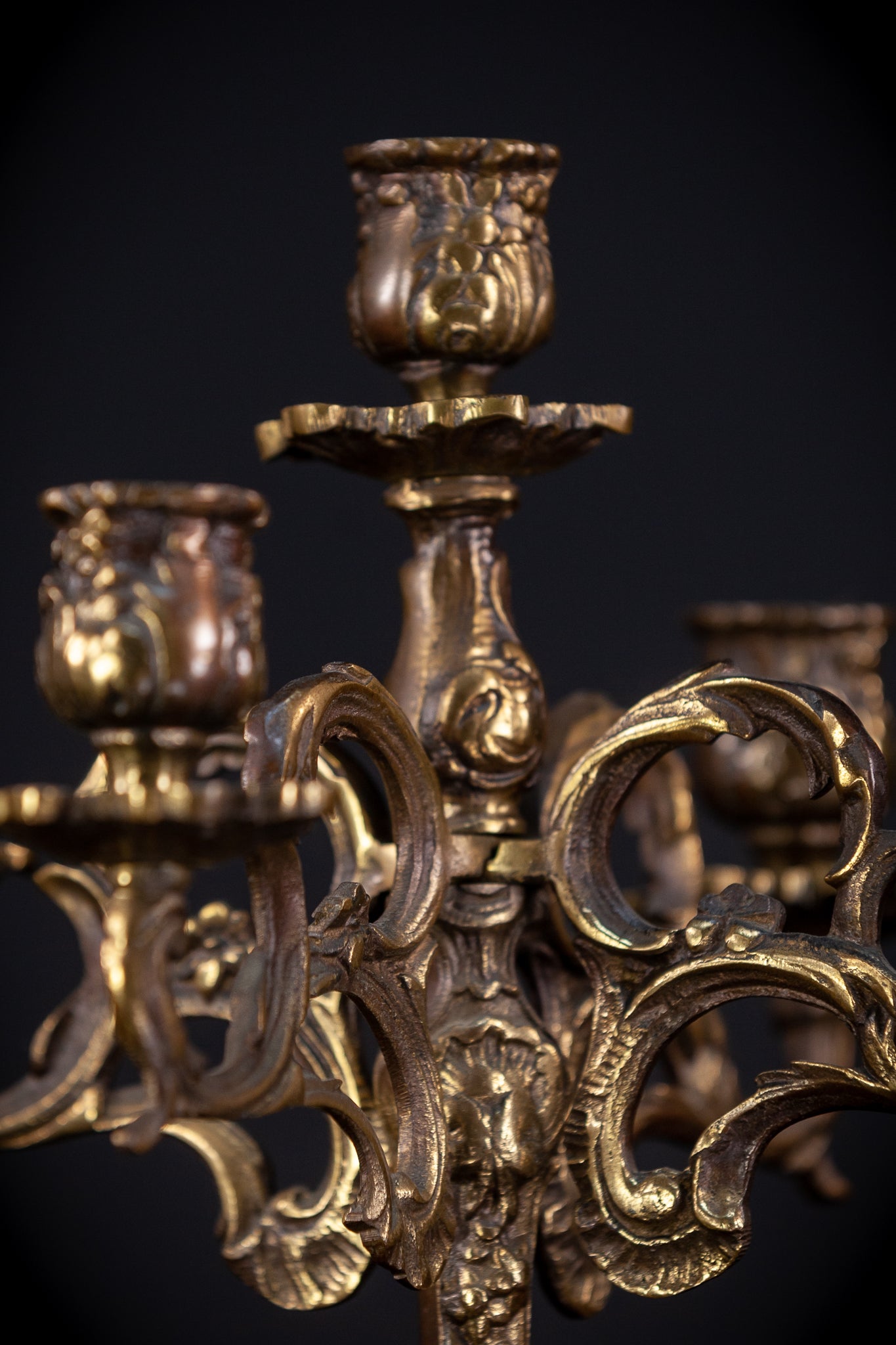 Bronze Candelabra | Vintage 13" / 33 cm
