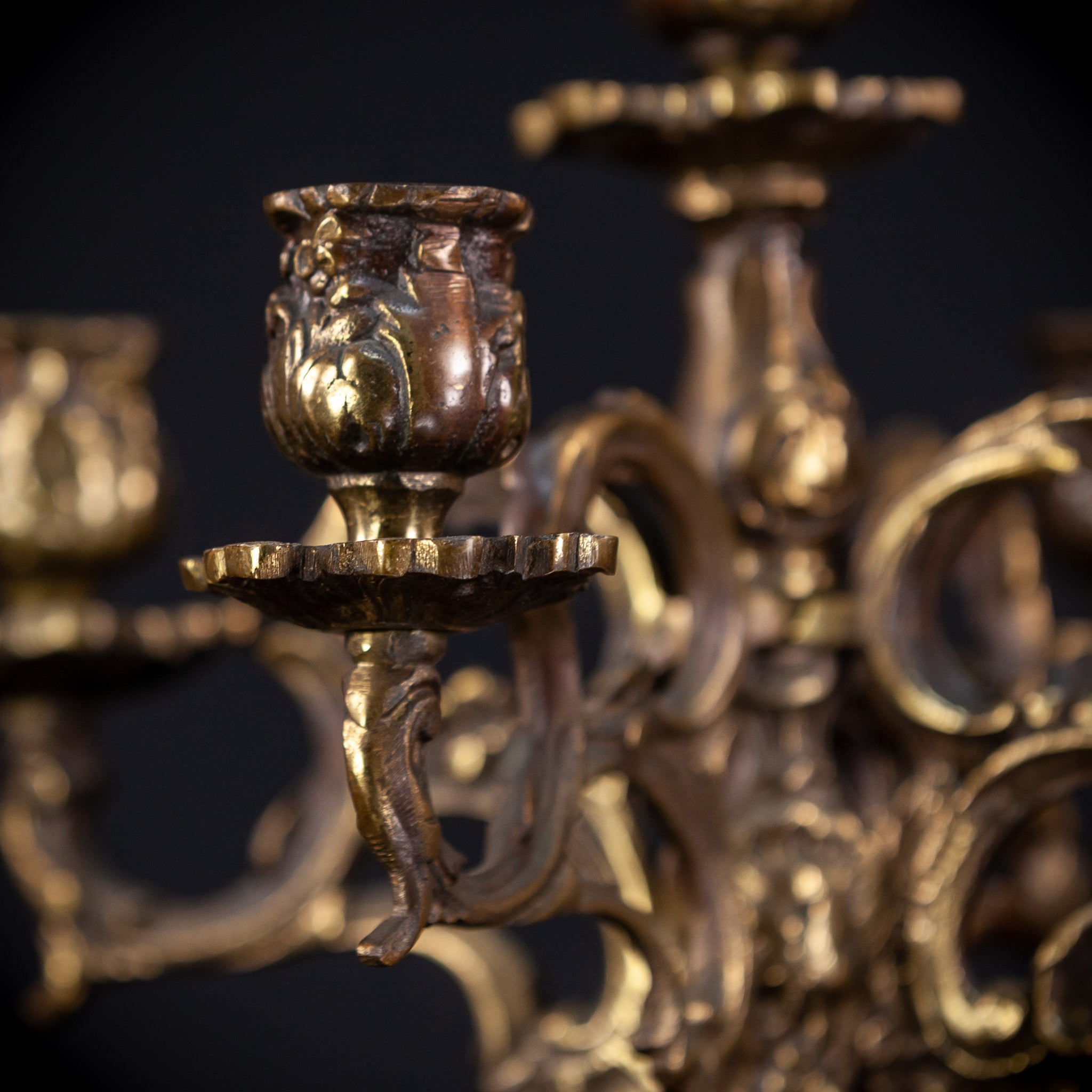 Bronze Candelabra | Vintage 13" / 33 cm