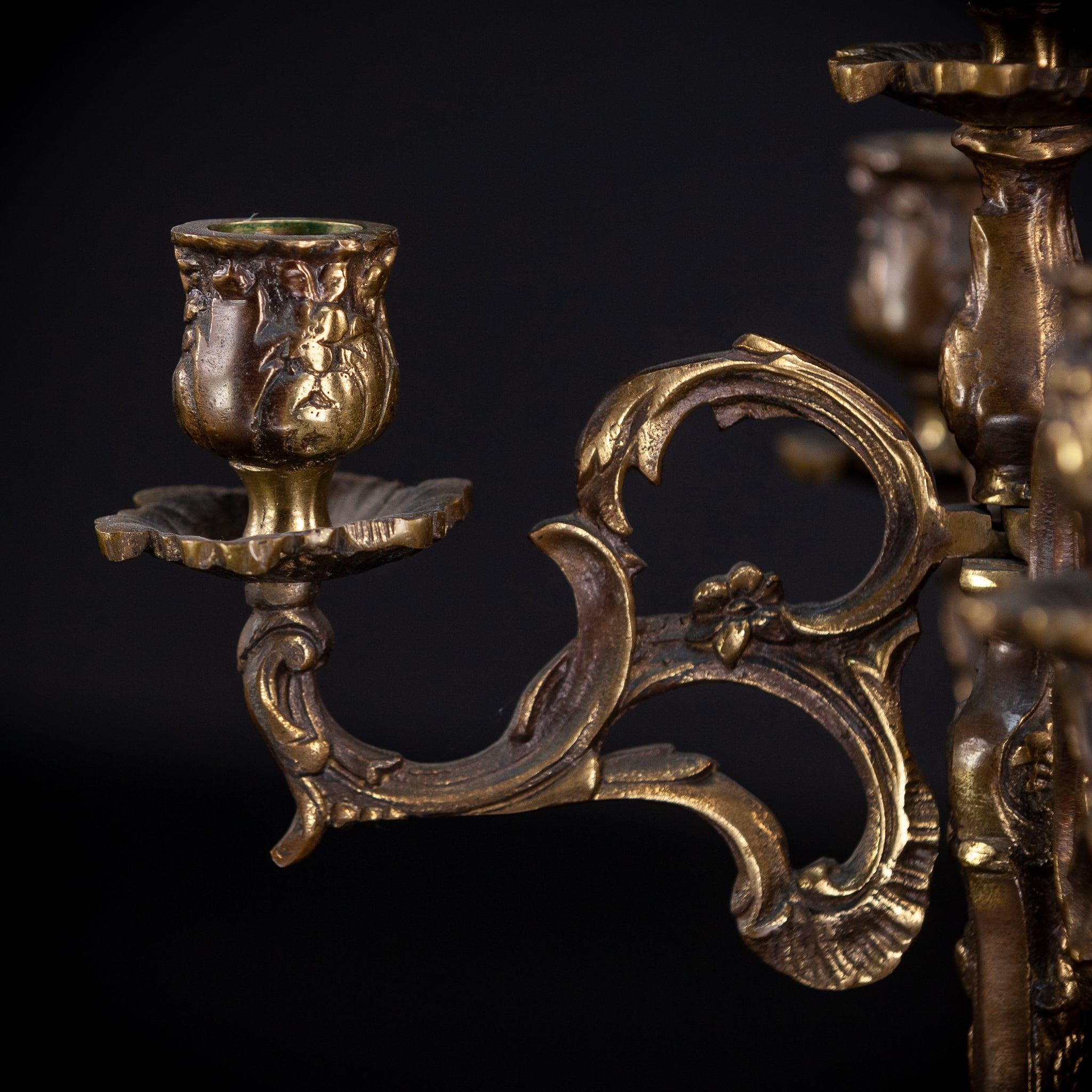 Bronze Candelabra | Vintage 13" / 33 cm
