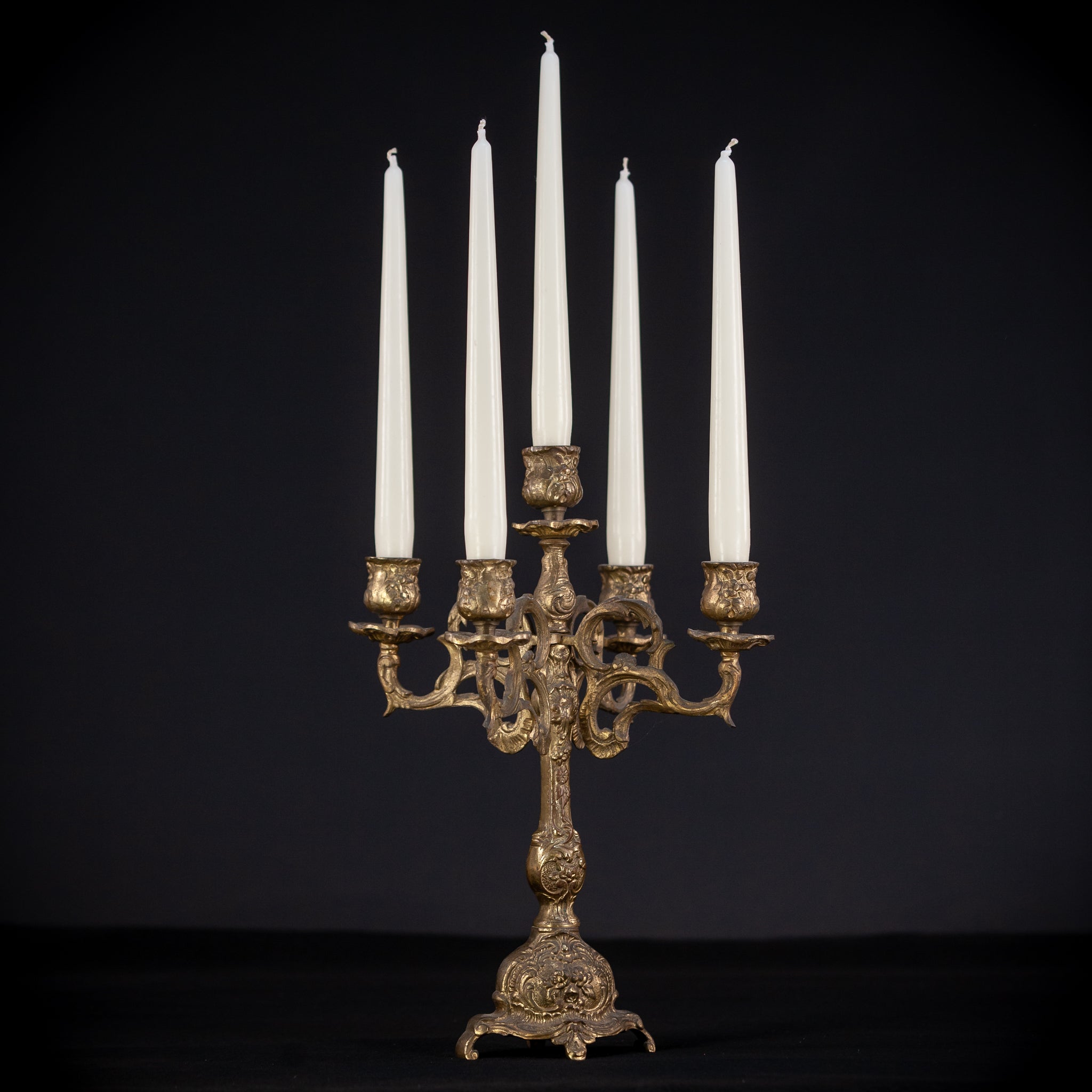 Bronze Candelabra | Vintage 14" / 35.5 cm
