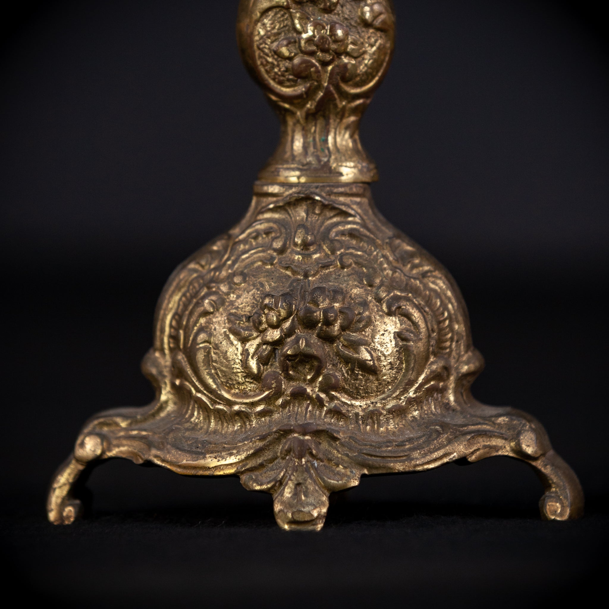 Bronze 5 Arms Candelabra | mid 1900s Vintage | 14" / 35.5 cm