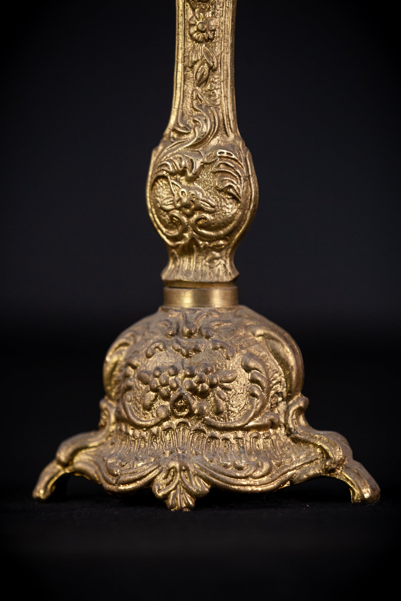 Bronze Candelabra | Vintage 13.4" / 34 cm