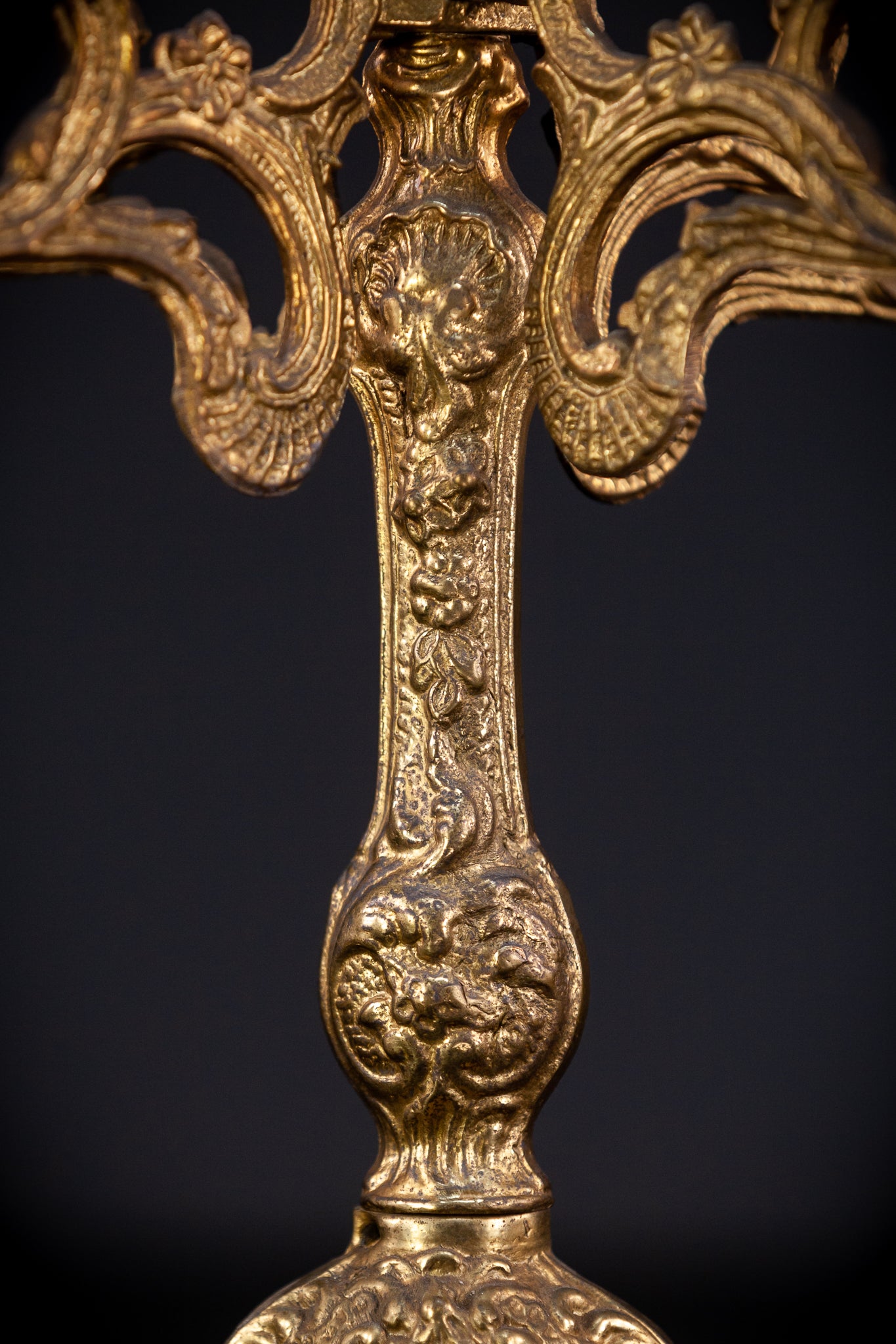 Bronze Candelabra | Vintage 13.4" / 34 cm