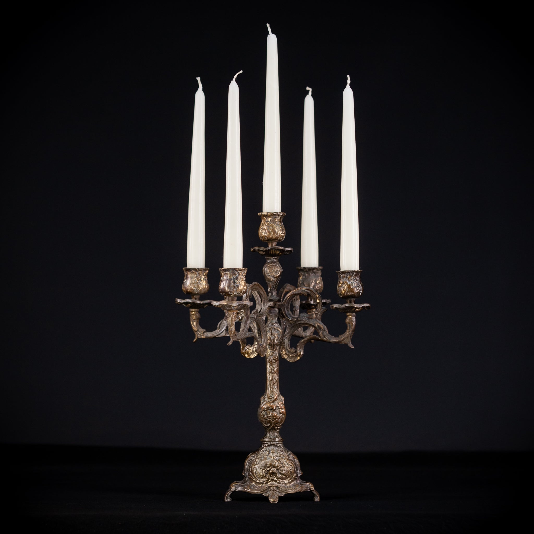Bronze Candelabra | Vintage 14" / 35,5 cm