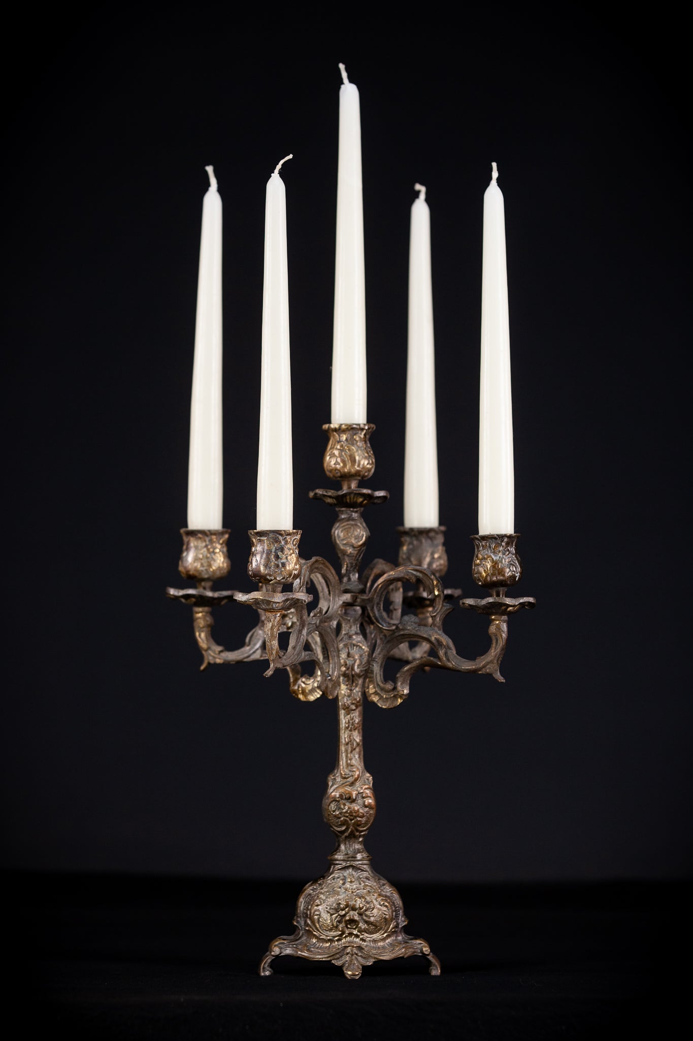 Bronze Candelabra | Vintage 14" / 35,5 cm