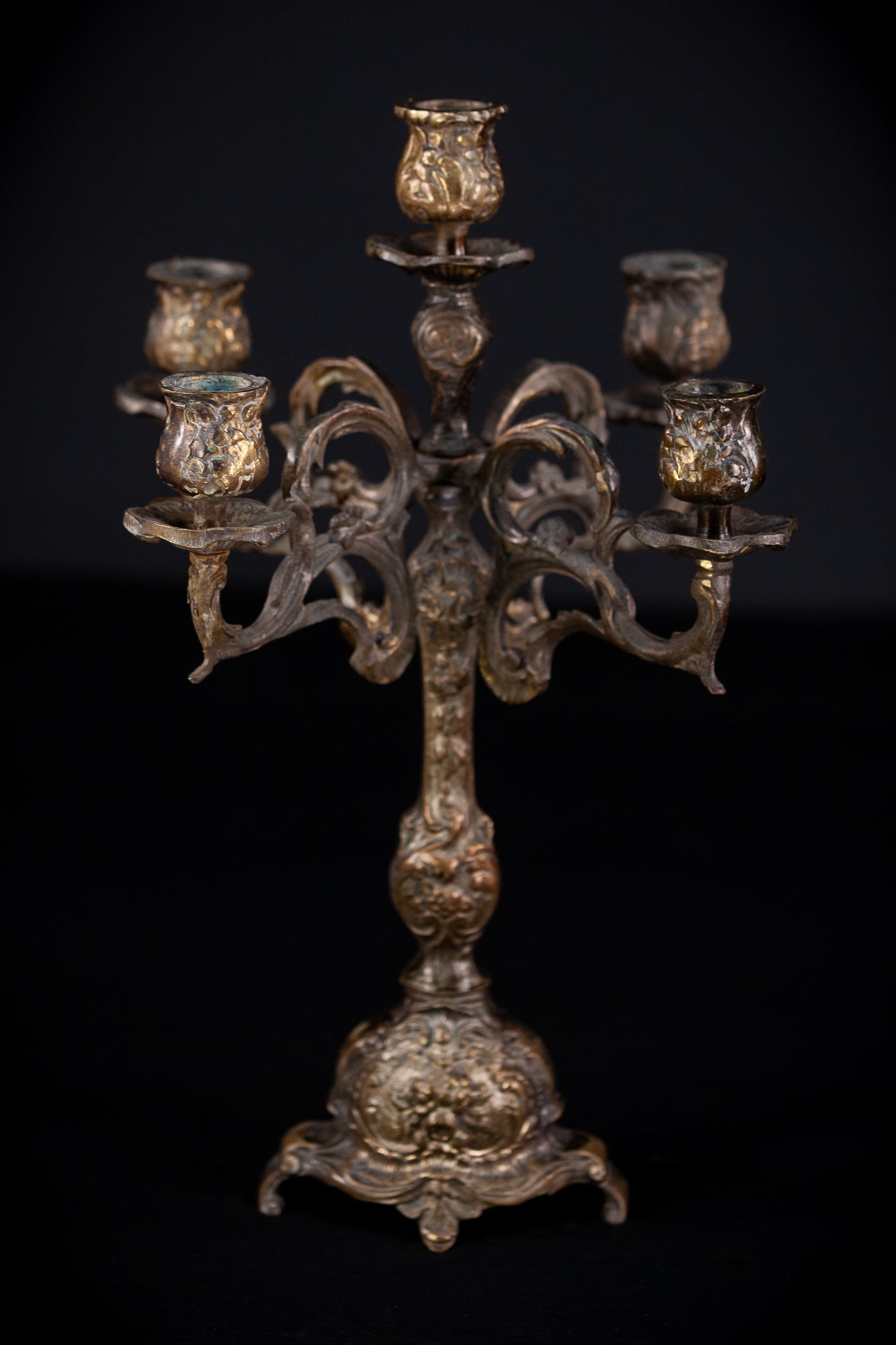 Bronze Candelabra | Vintage 14" / 35,5 cm