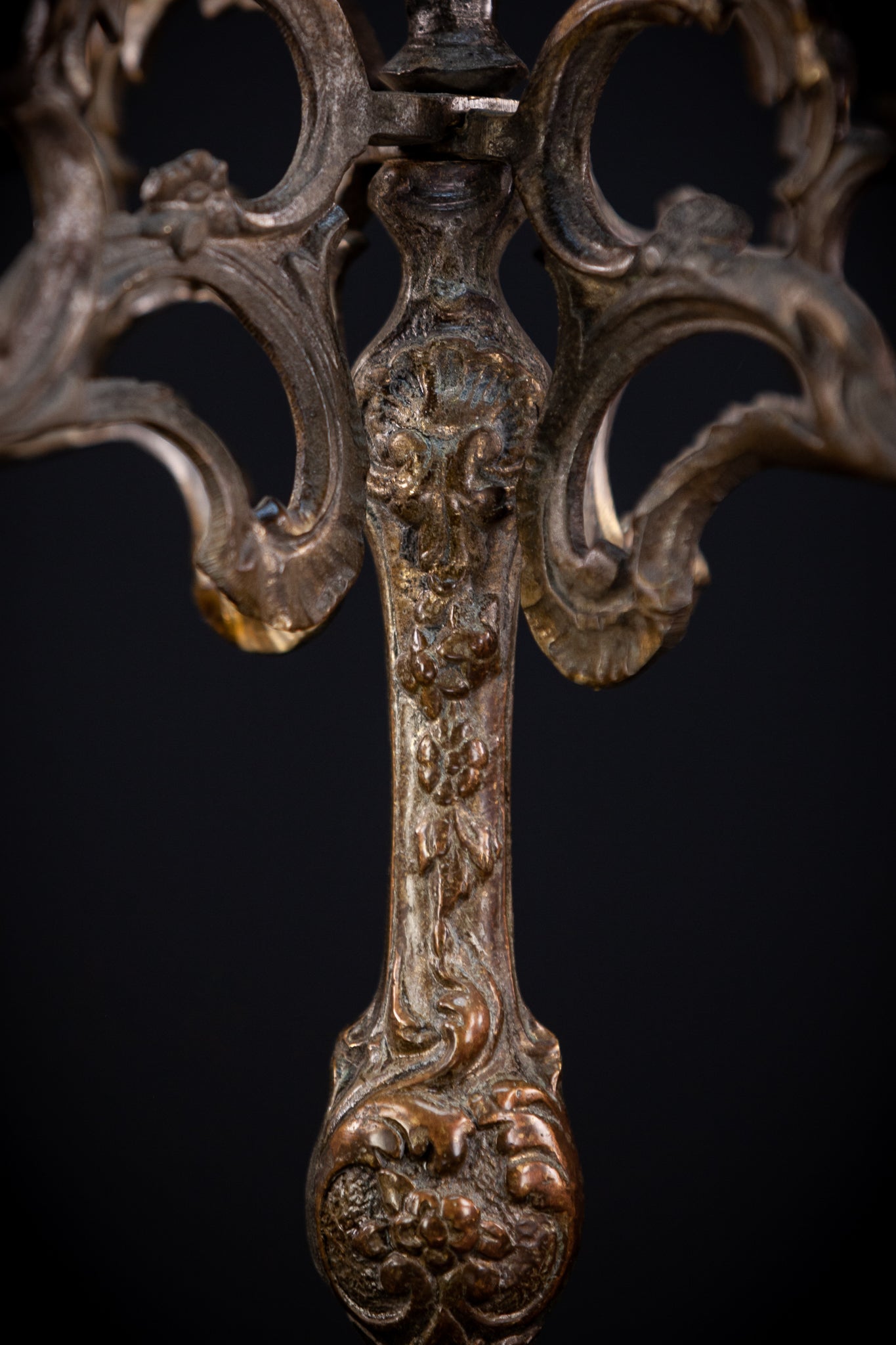 Bronze Candelabra | Vintage 14" / 35,5 cm