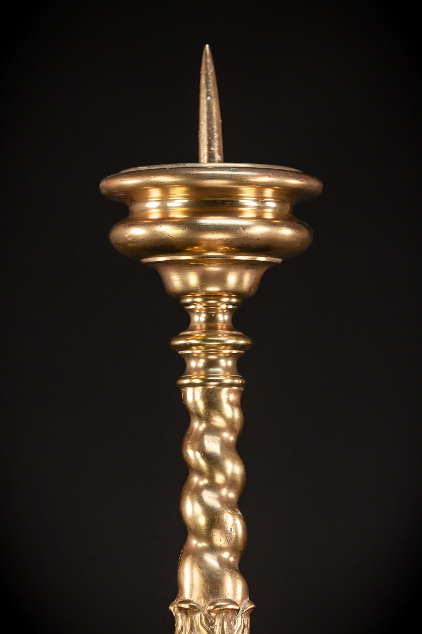 Pair Baroque Candlesticks 1800s | 26.2"