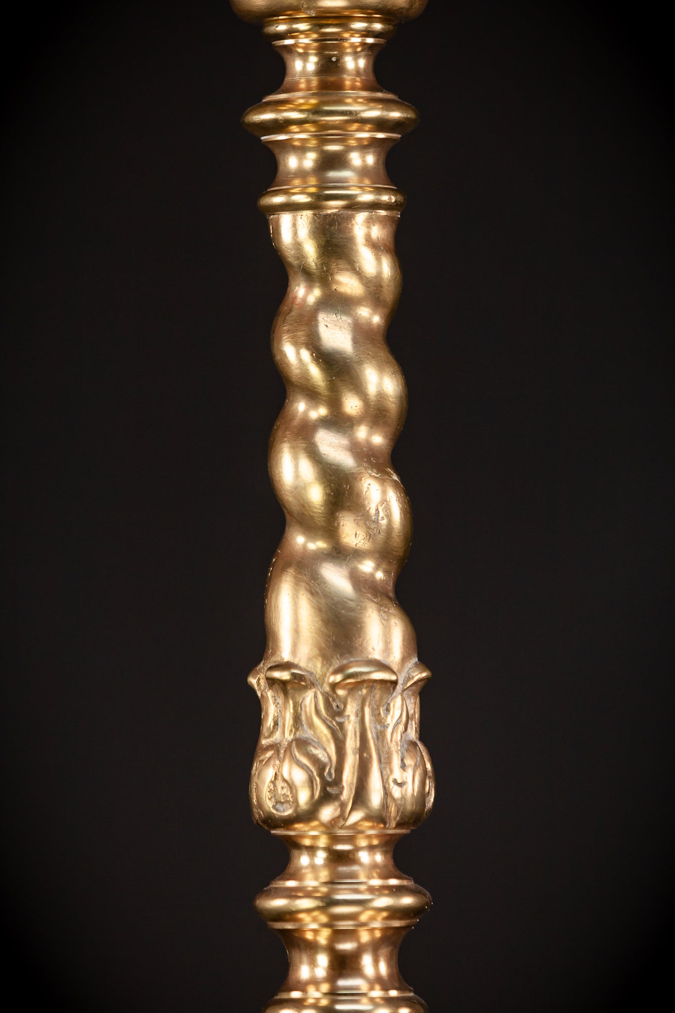 Pair Baroque Candlesticks 1800s | 26.2"
