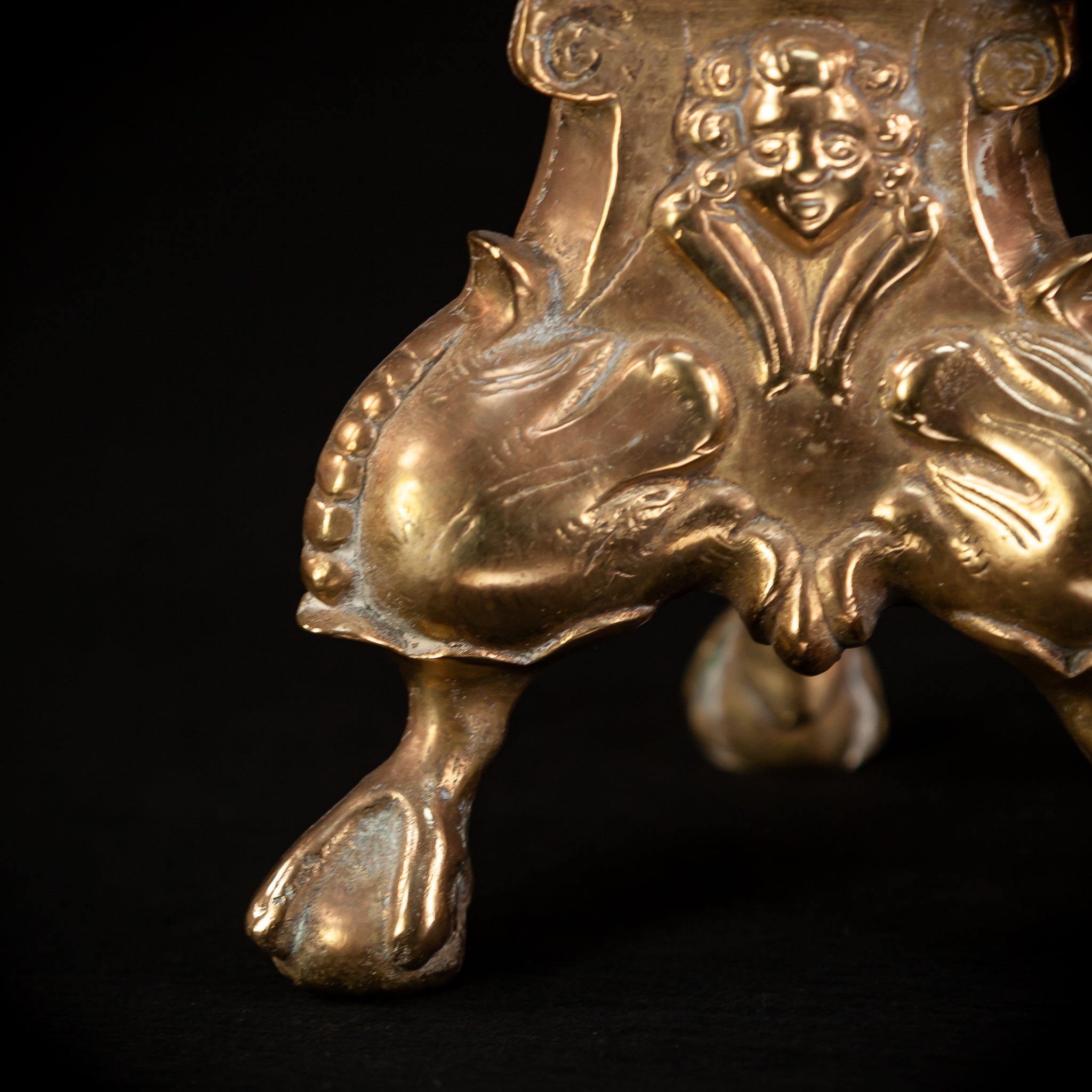 Pair Baroque Candlesticks 1800s | 26.2"