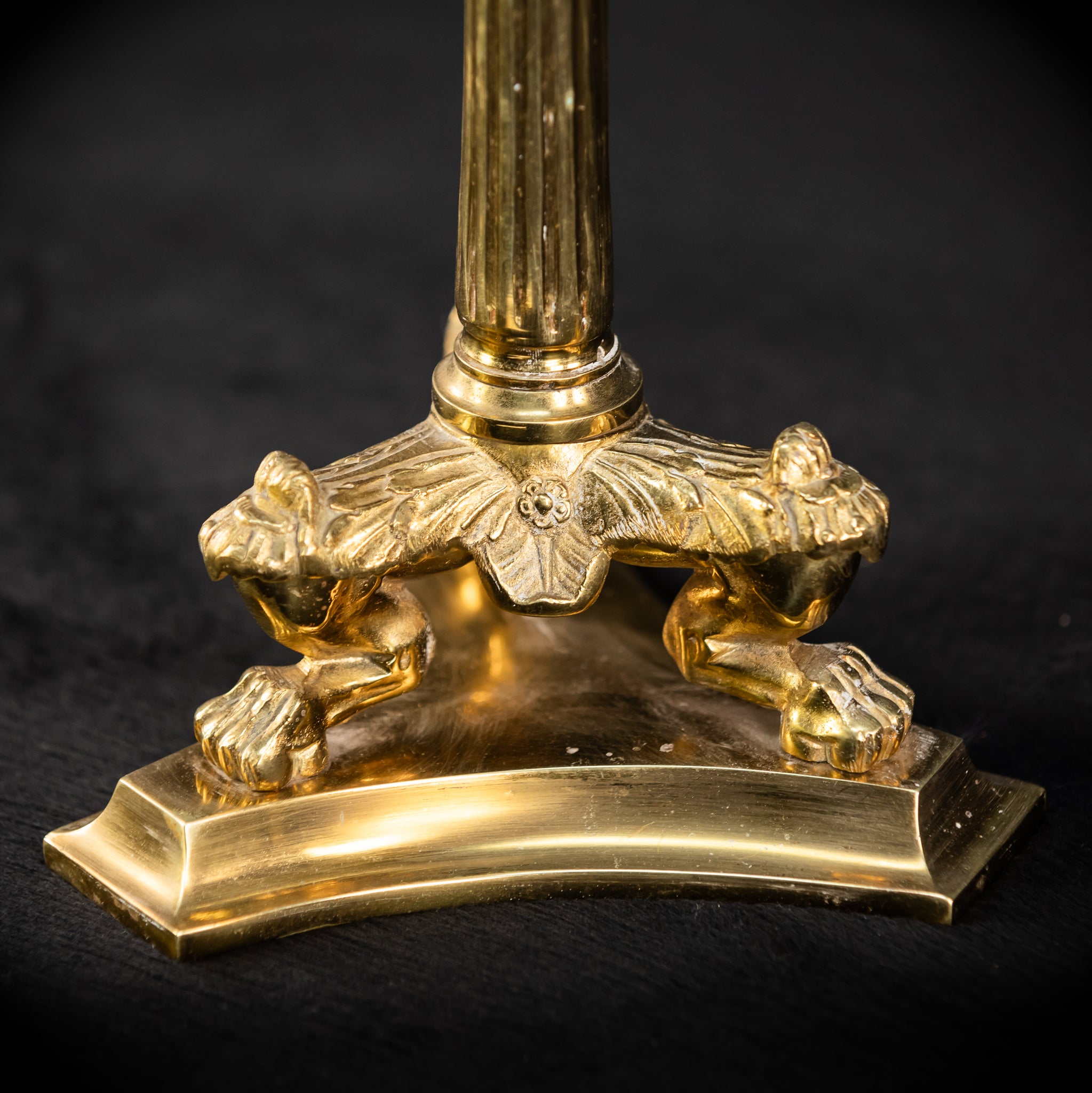 Pair of Antique Candelabras | 13.4" / 34 cm