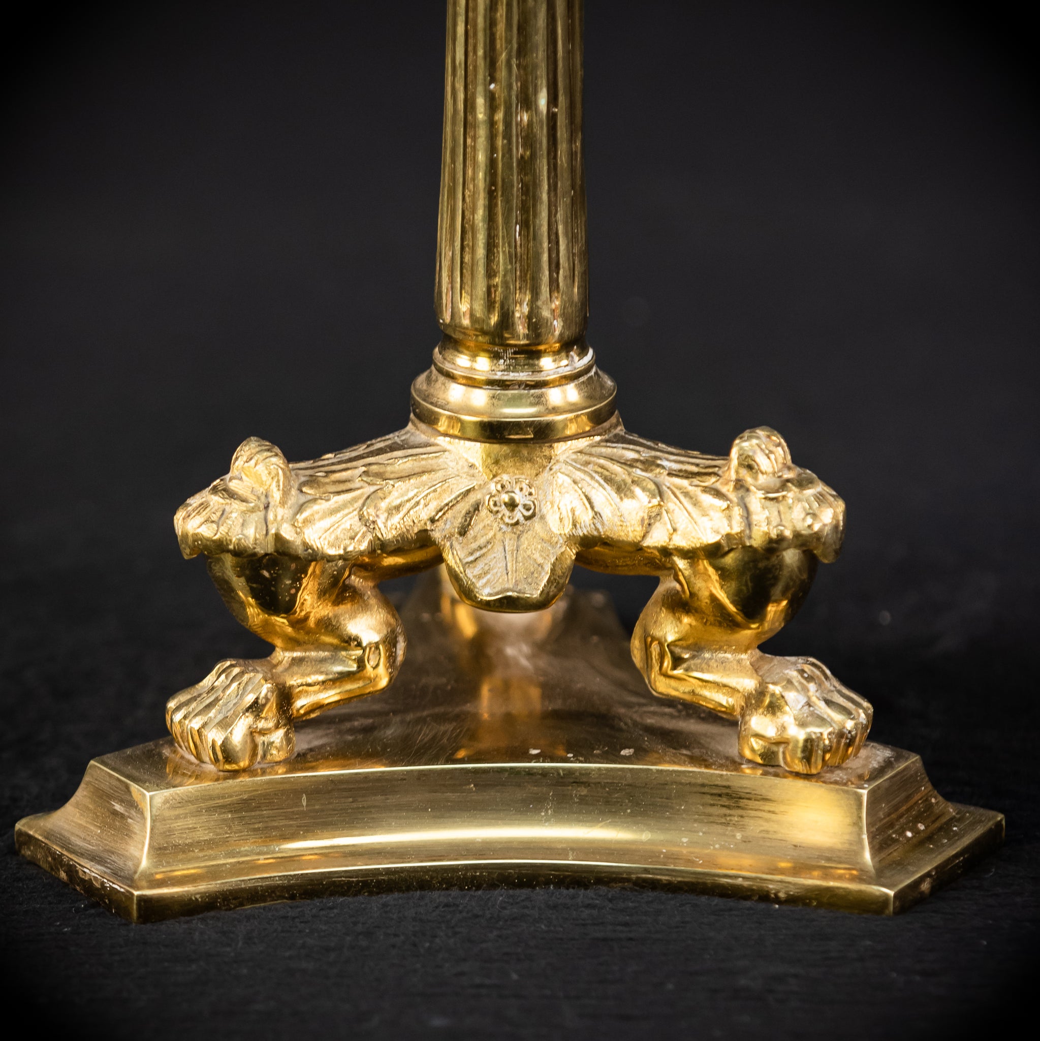 Pair of Antique Candelabras | 13.4" / 34 cm